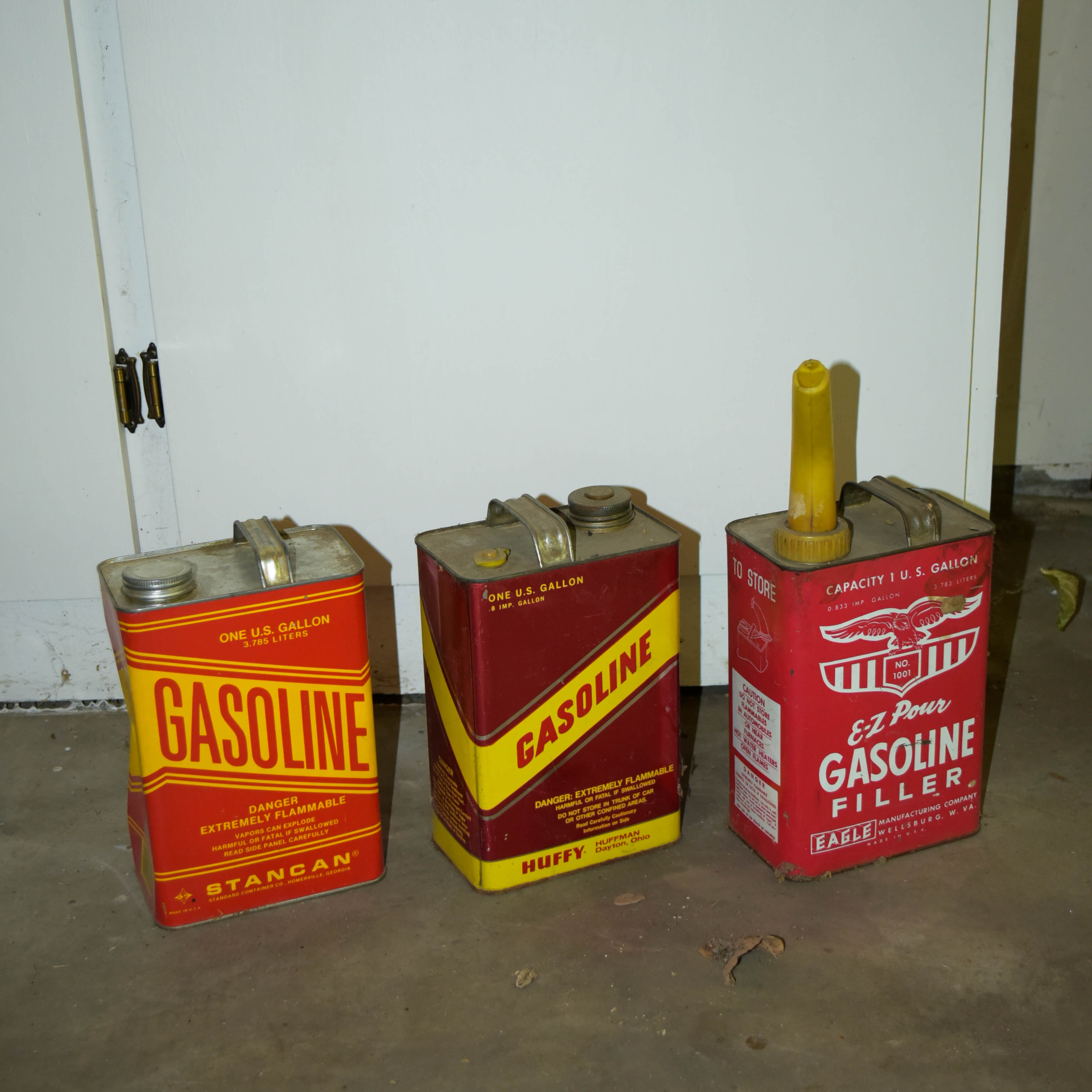 Vintage Metal Gas Cans
