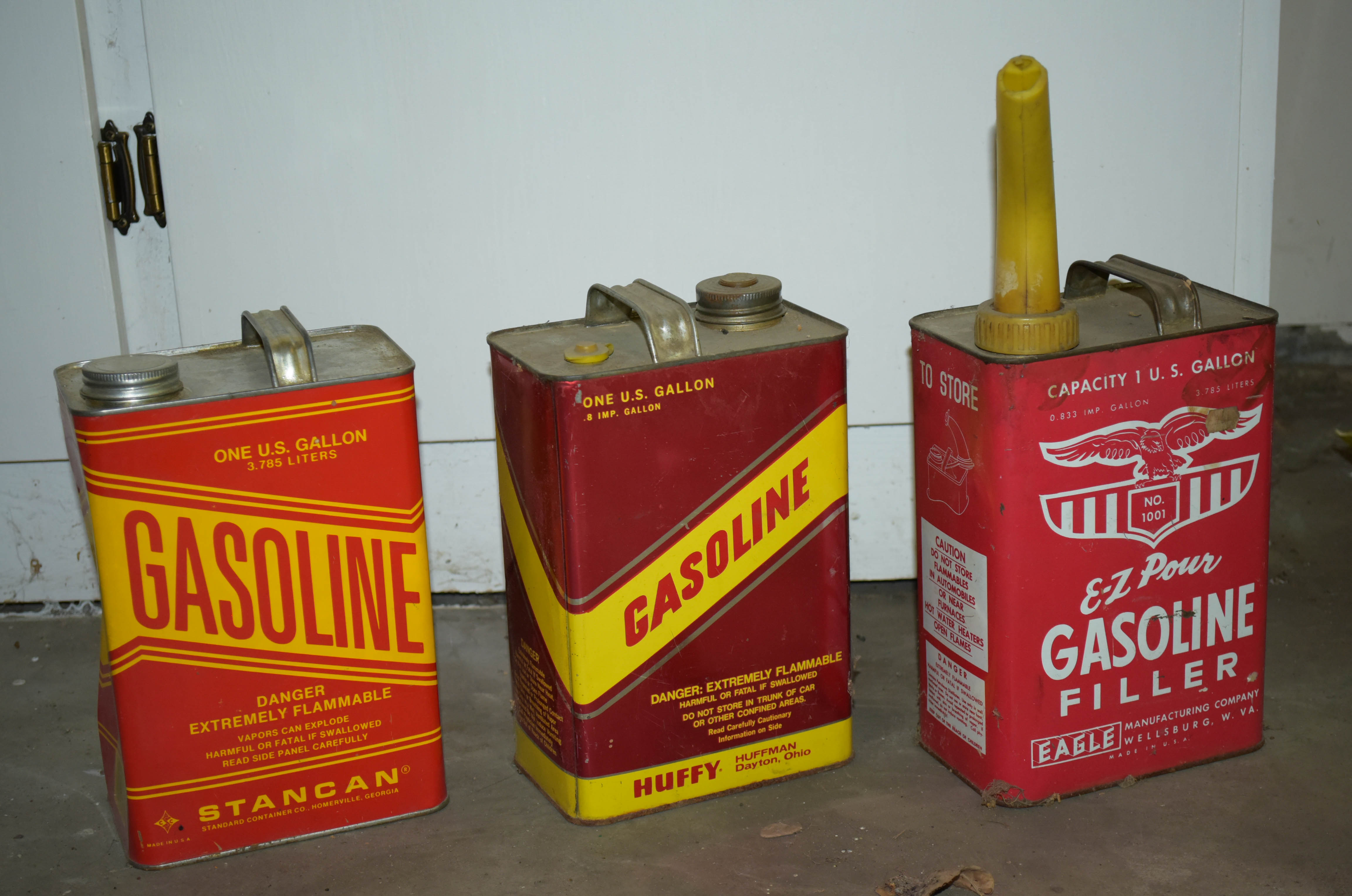 Vintage Metal Gas Cans