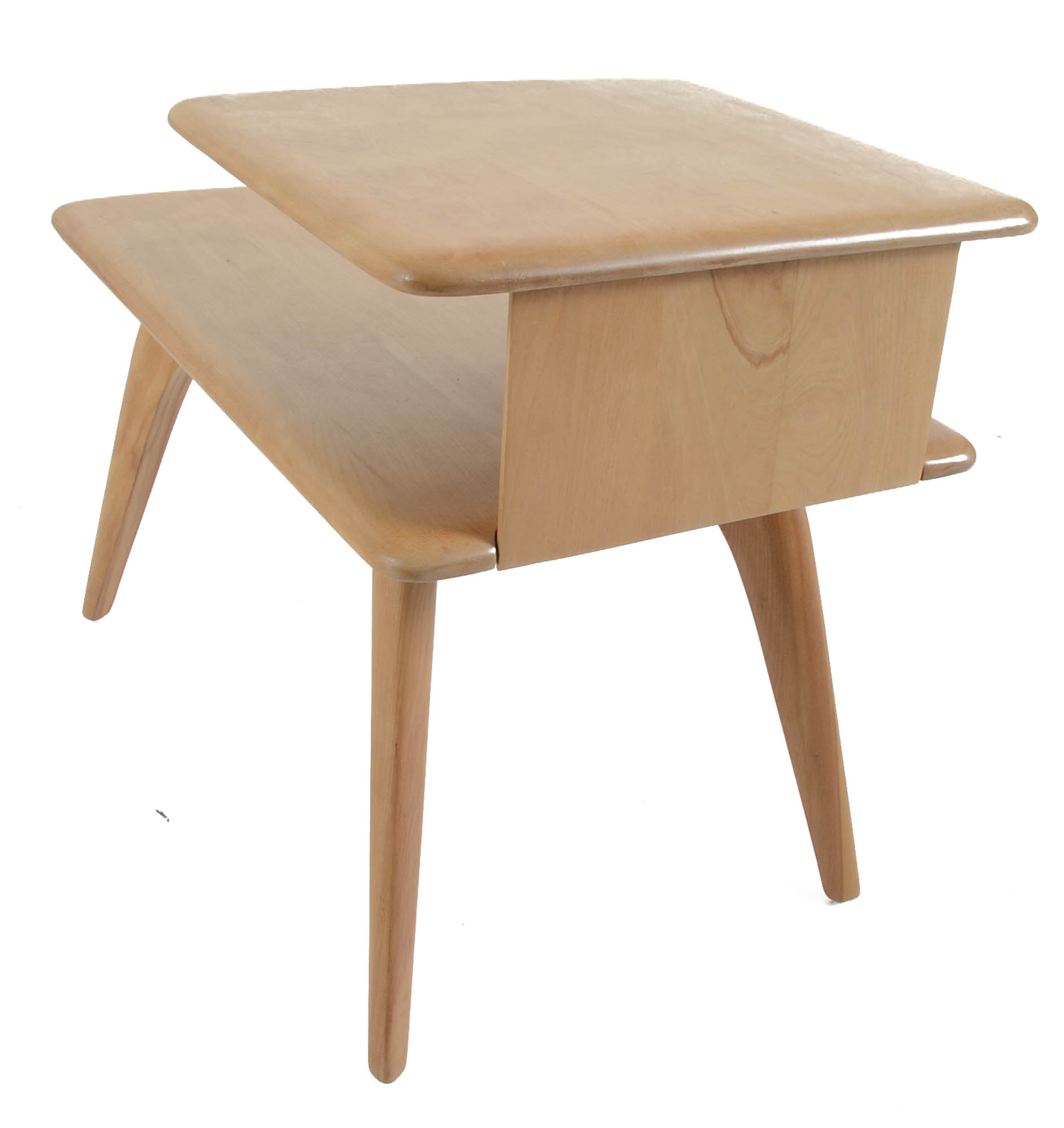 Heywood Wakefield Birch Step-End Table