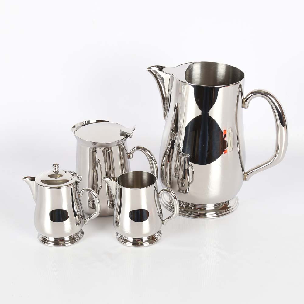 Set of Carlisle Stainless Steel Pitchers