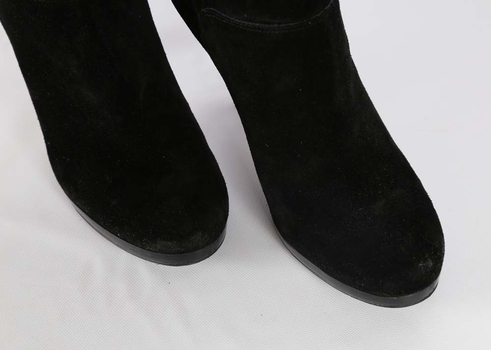 Cole Haan Nike Air Black Suede Boots