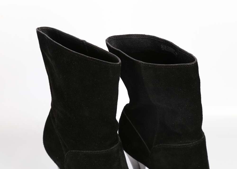 Cole Haan Nike Air Black Suede Boots