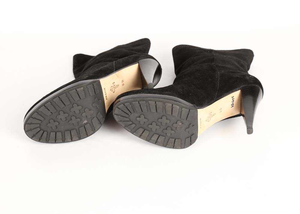 Cole Haan Nike Air Black Suede Boots