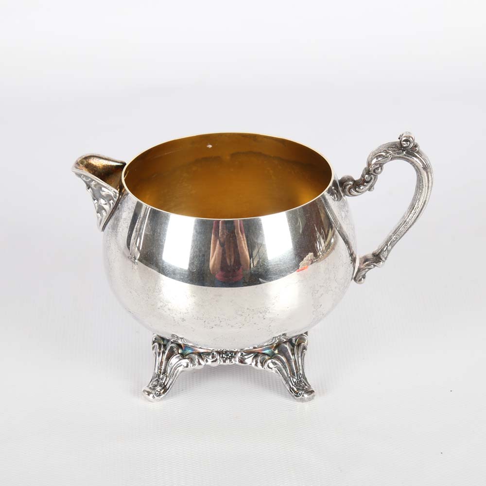 Oneida Silver Tone Tea Service and Tray