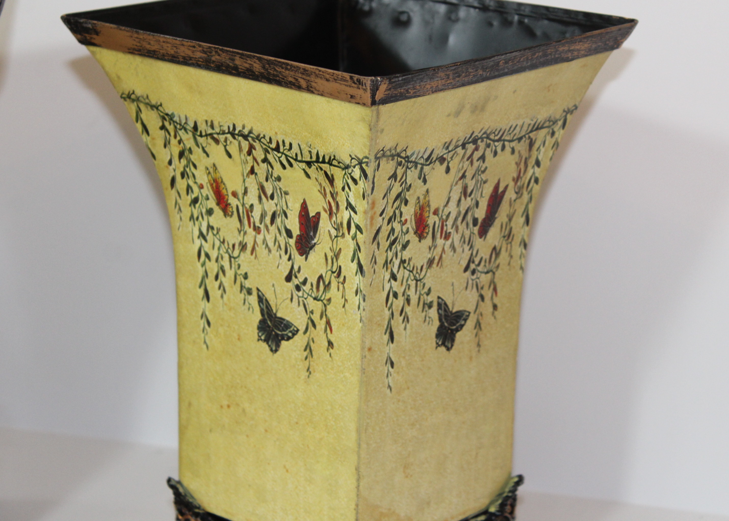 Grouping of Metal Planters