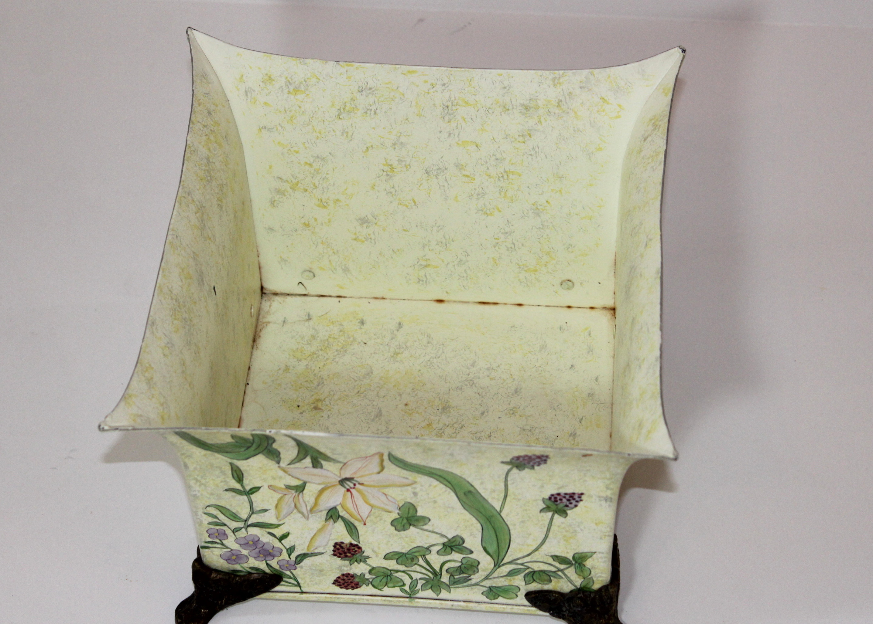 Grouping of Metal Planters