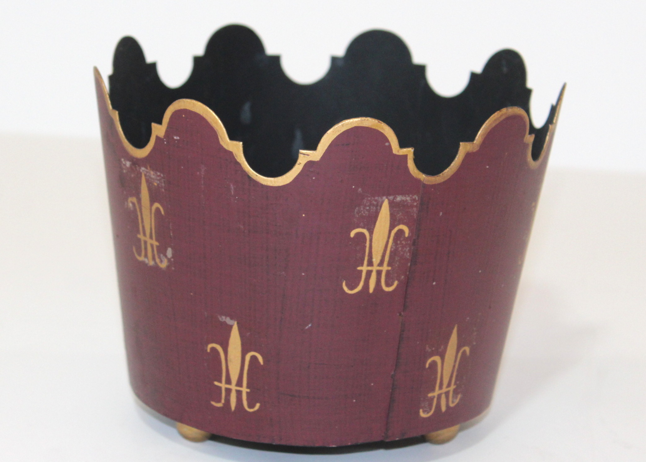 Grouping of Metal Planters