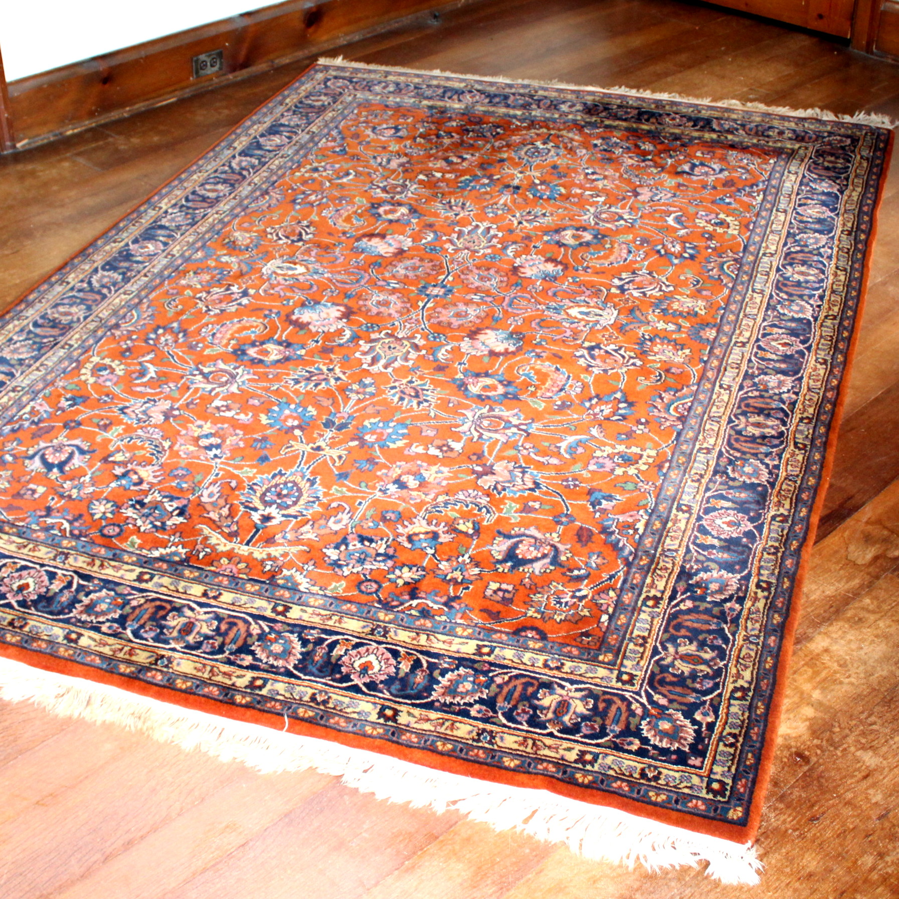 Wool Tabriz Style Area Rug