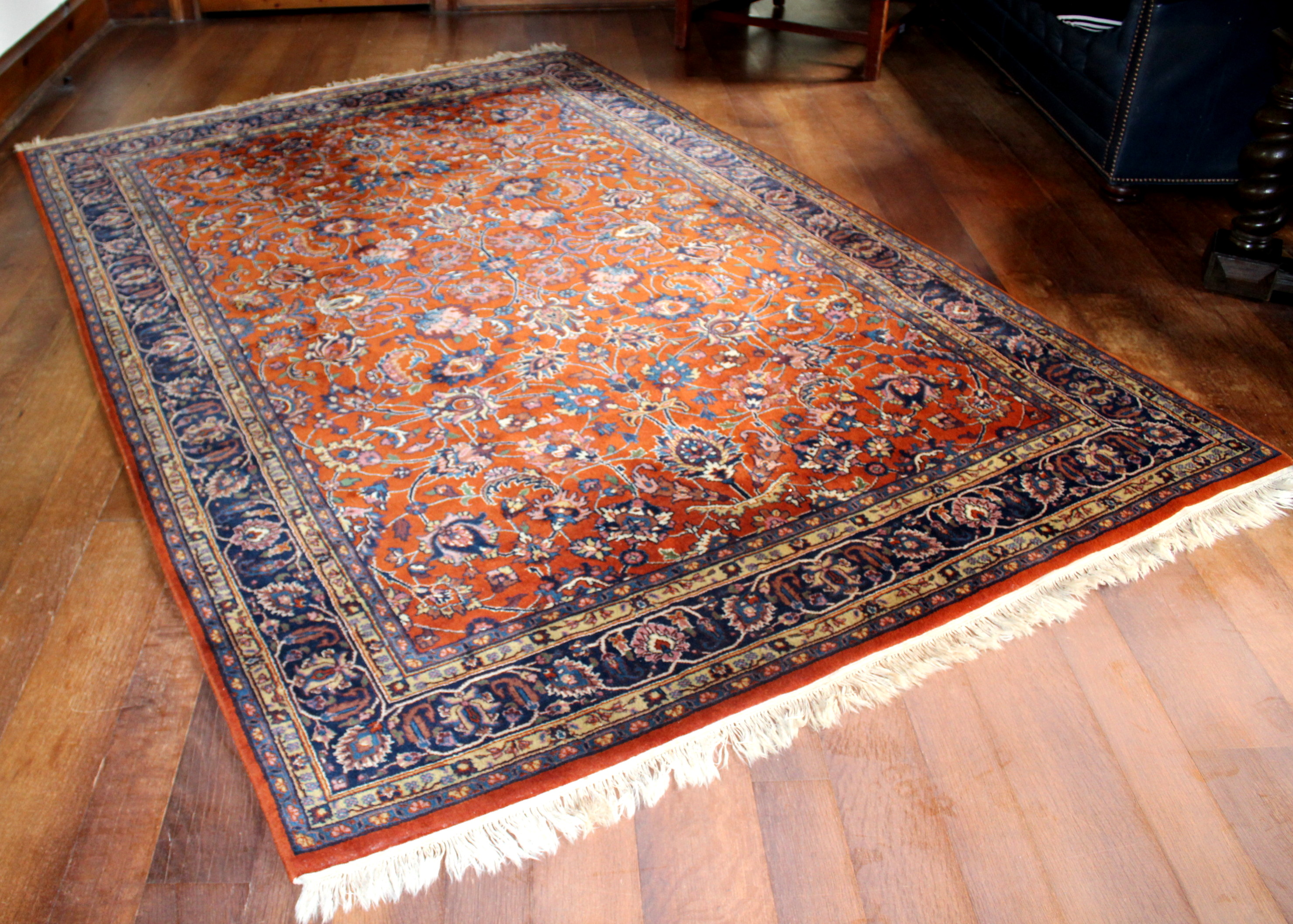Wool Tabriz Style Area Rug