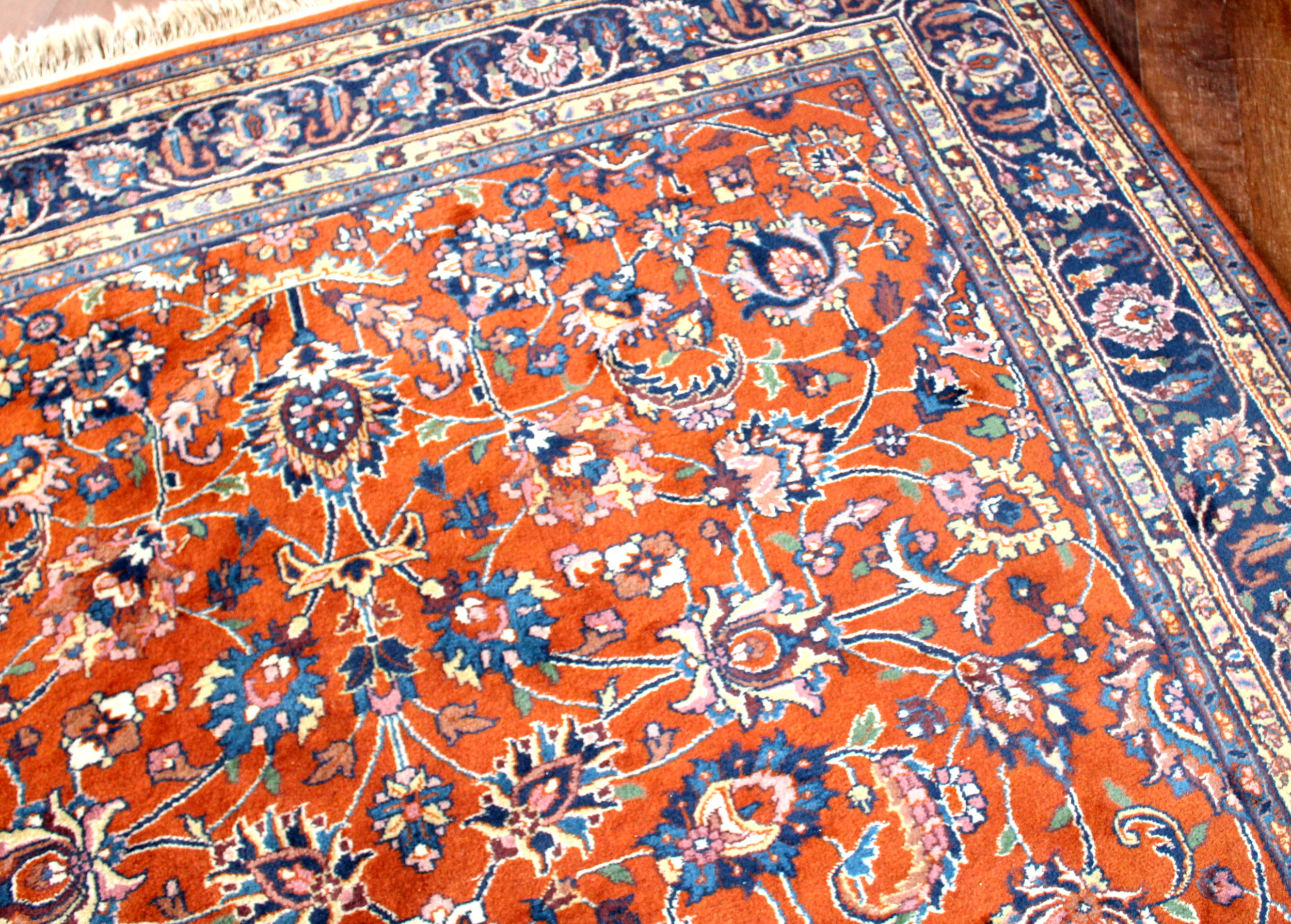 Wool Tabriz Style Area Rug