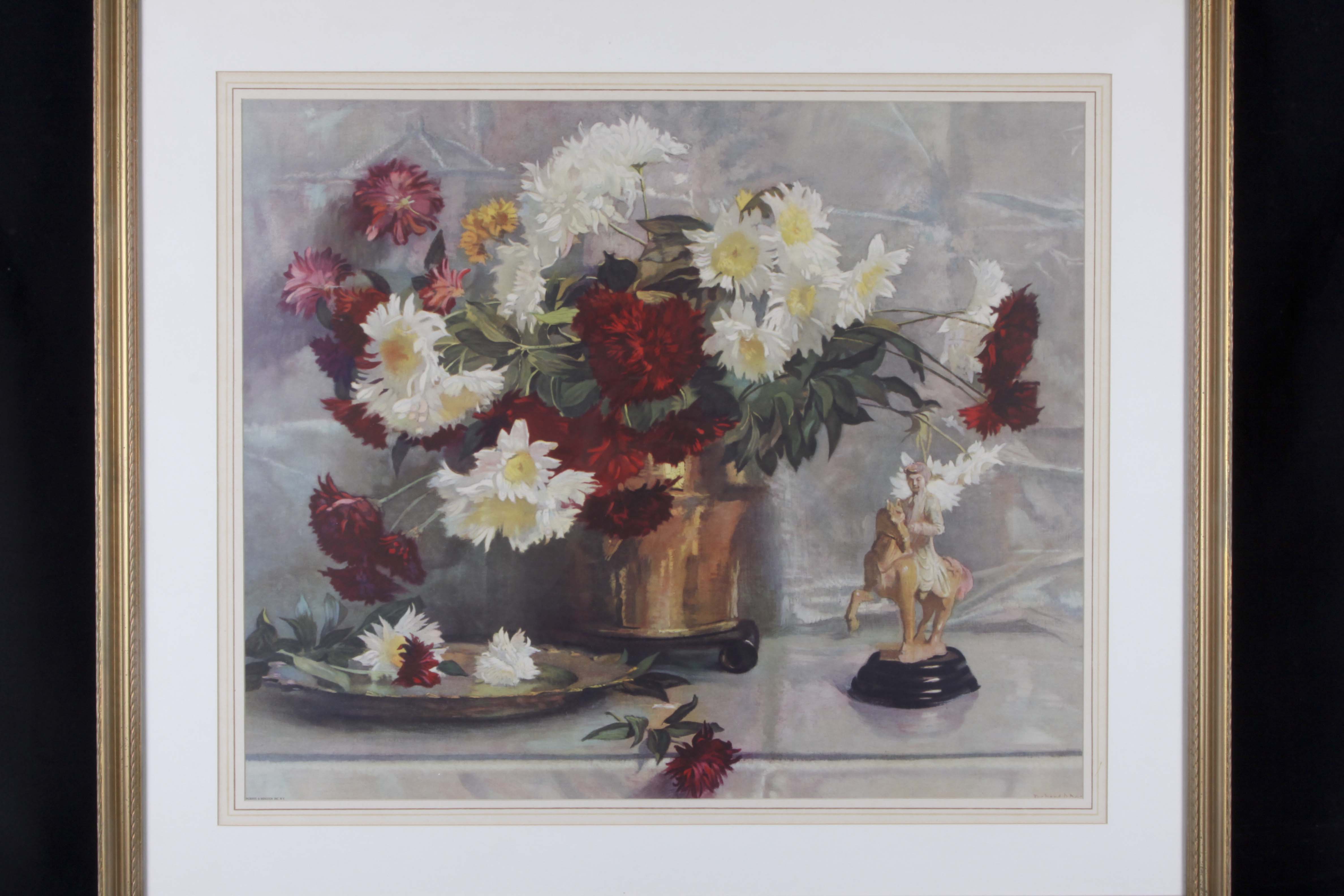 Still Life Floral Print by Richard D. Briggs