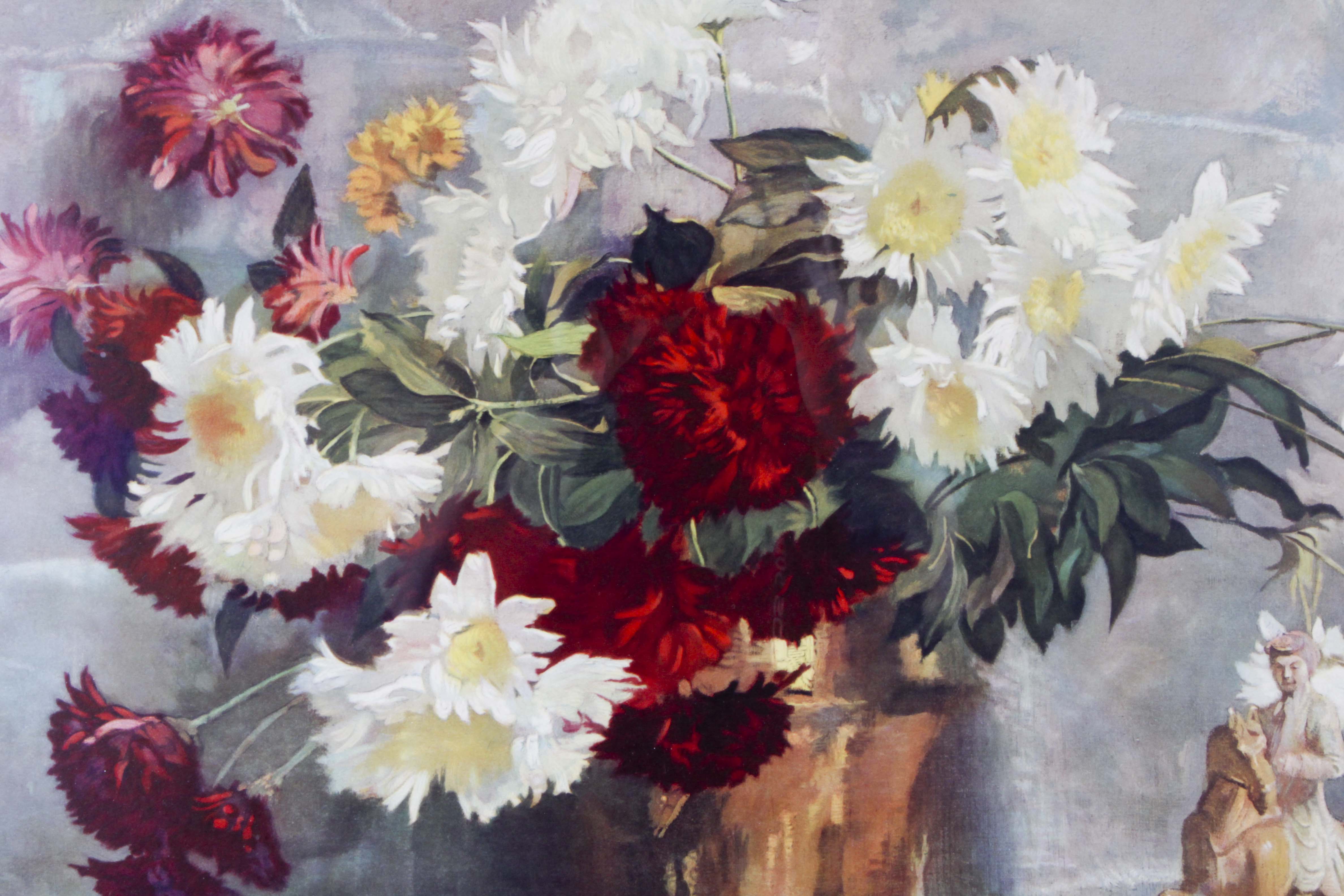 Still Life Floral Print by Richard D. Briggs