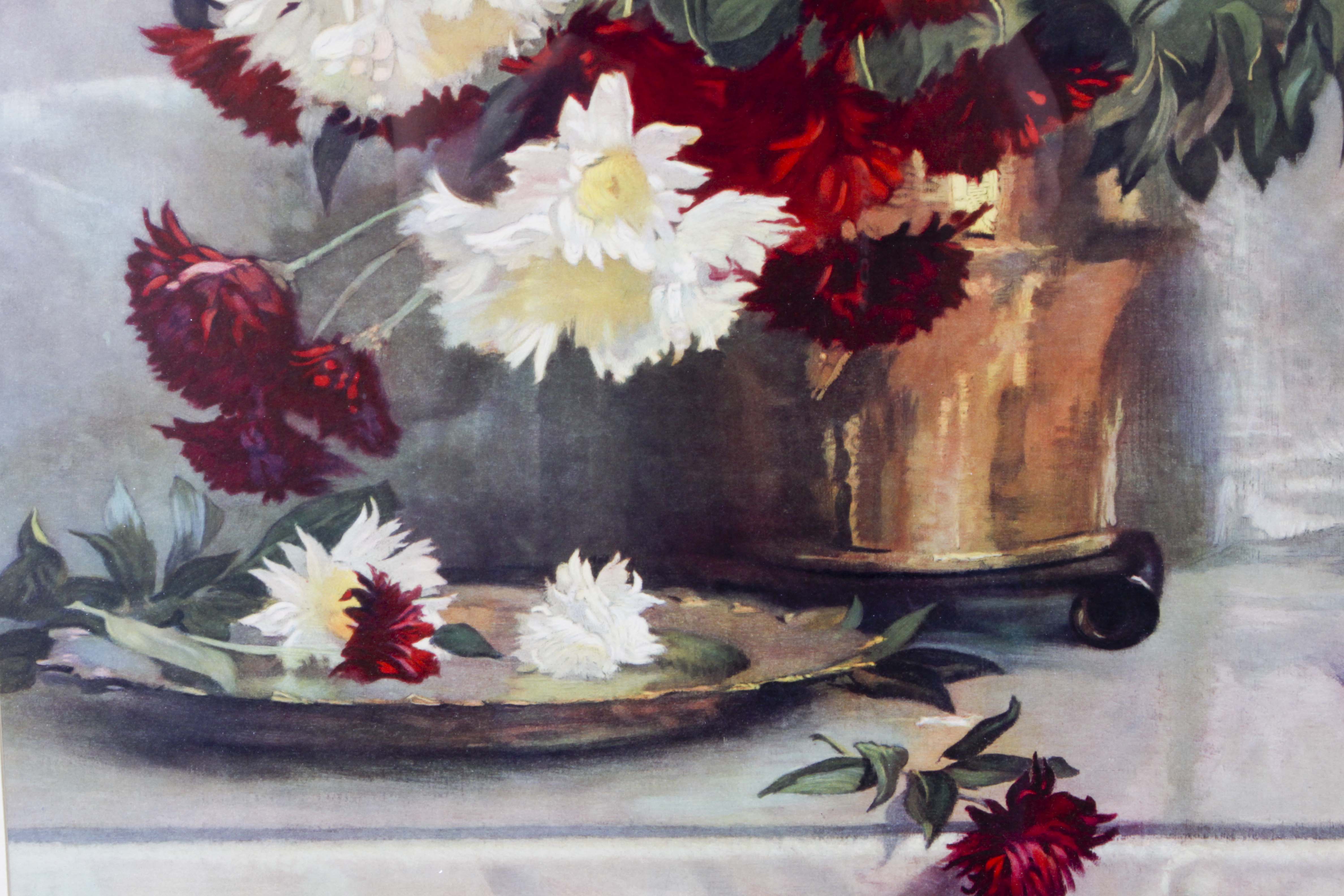 Still Life Floral Print by Richard D. Briggs