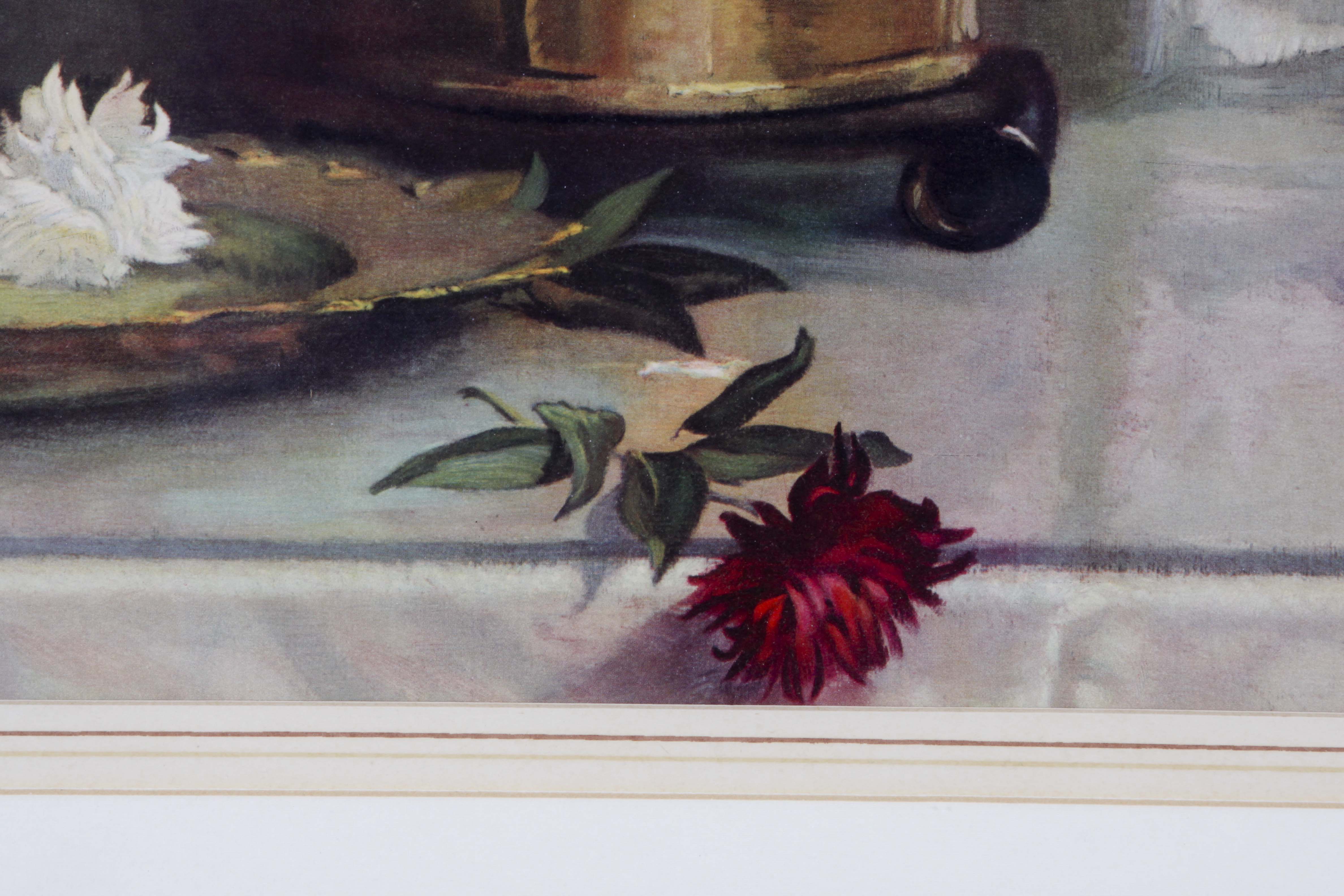 Still Life Floral Print by Richard D. Briggs