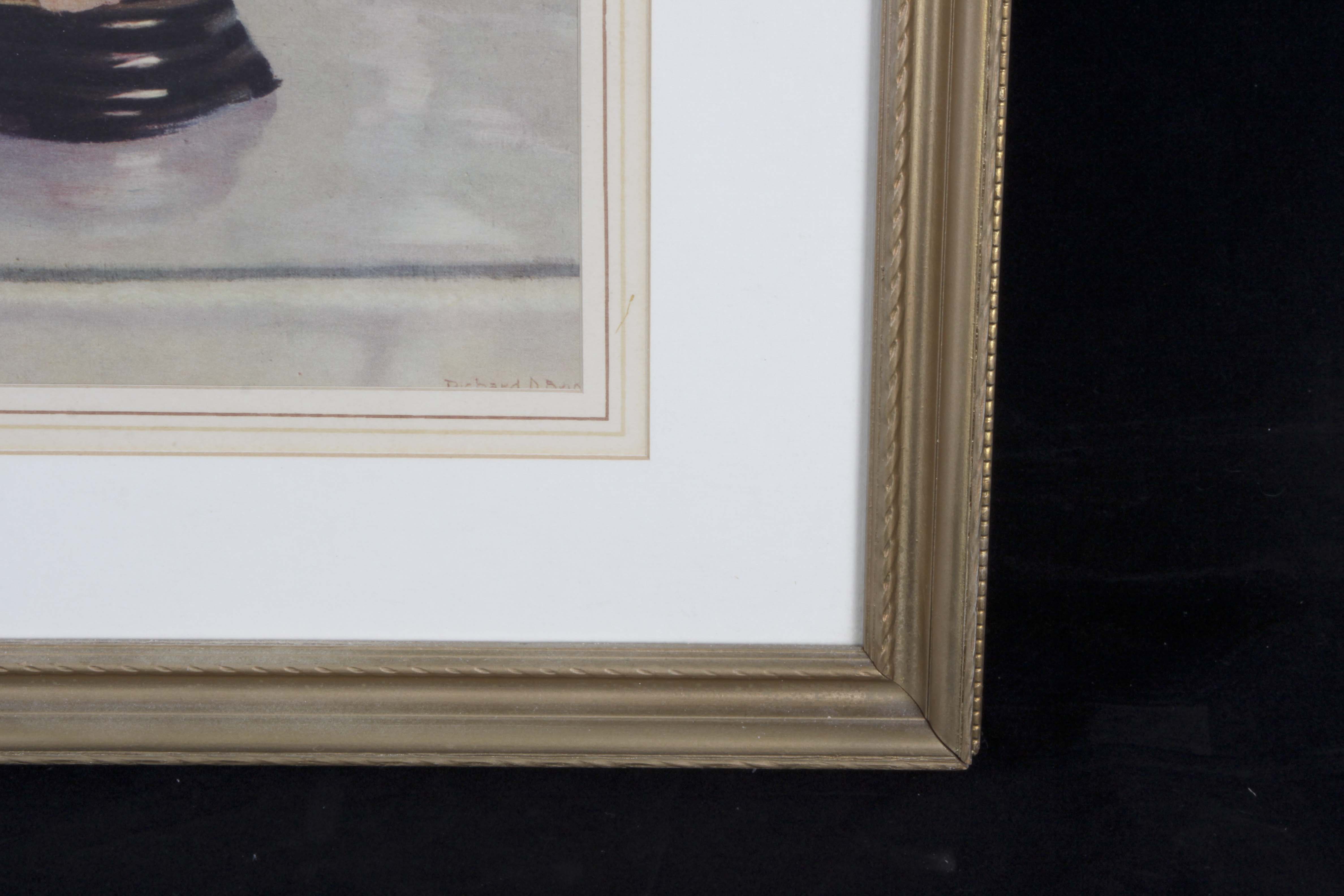 Still Life Floral Print by Richard D. Briggs