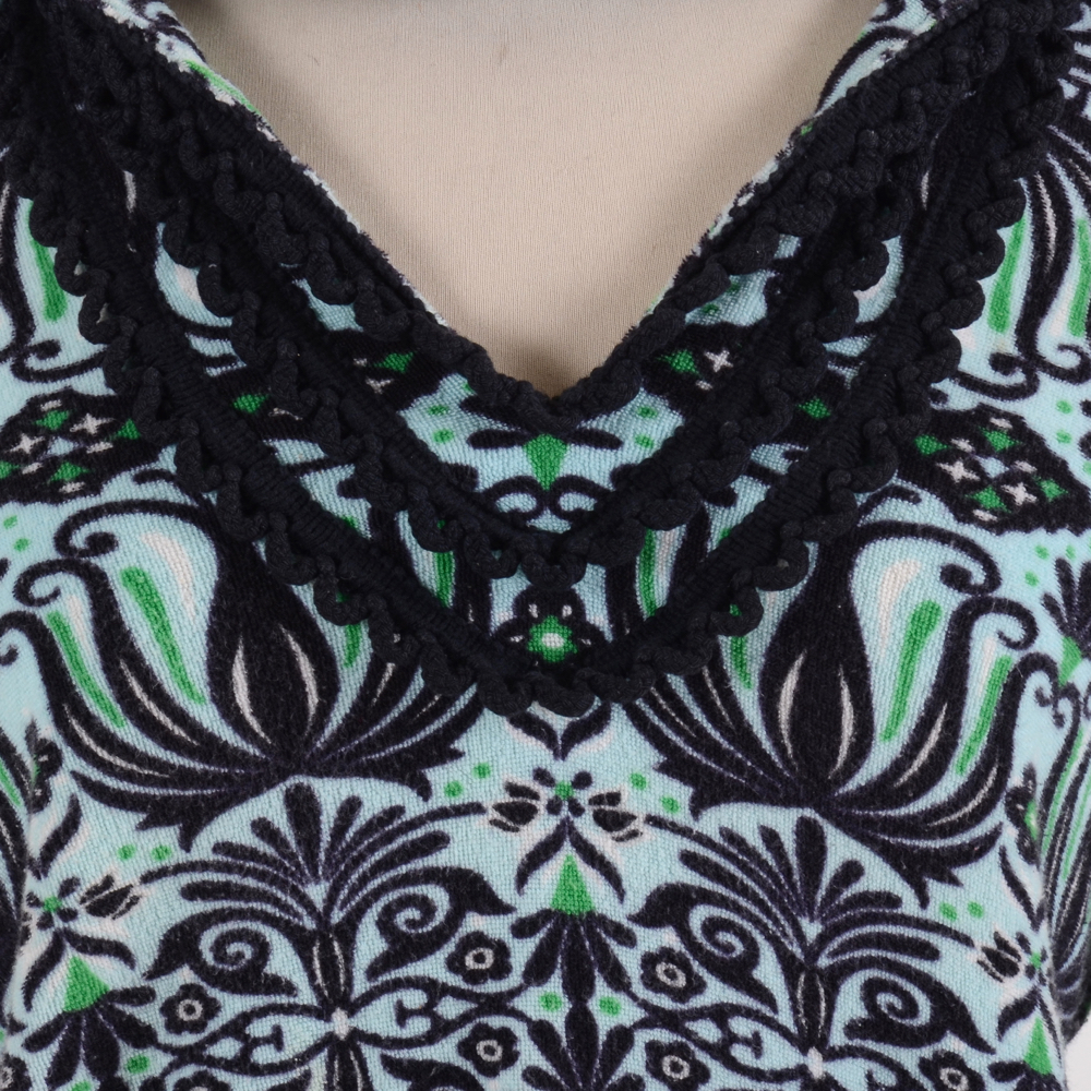 Tory Burch Terrycloth Hooded Pull Over