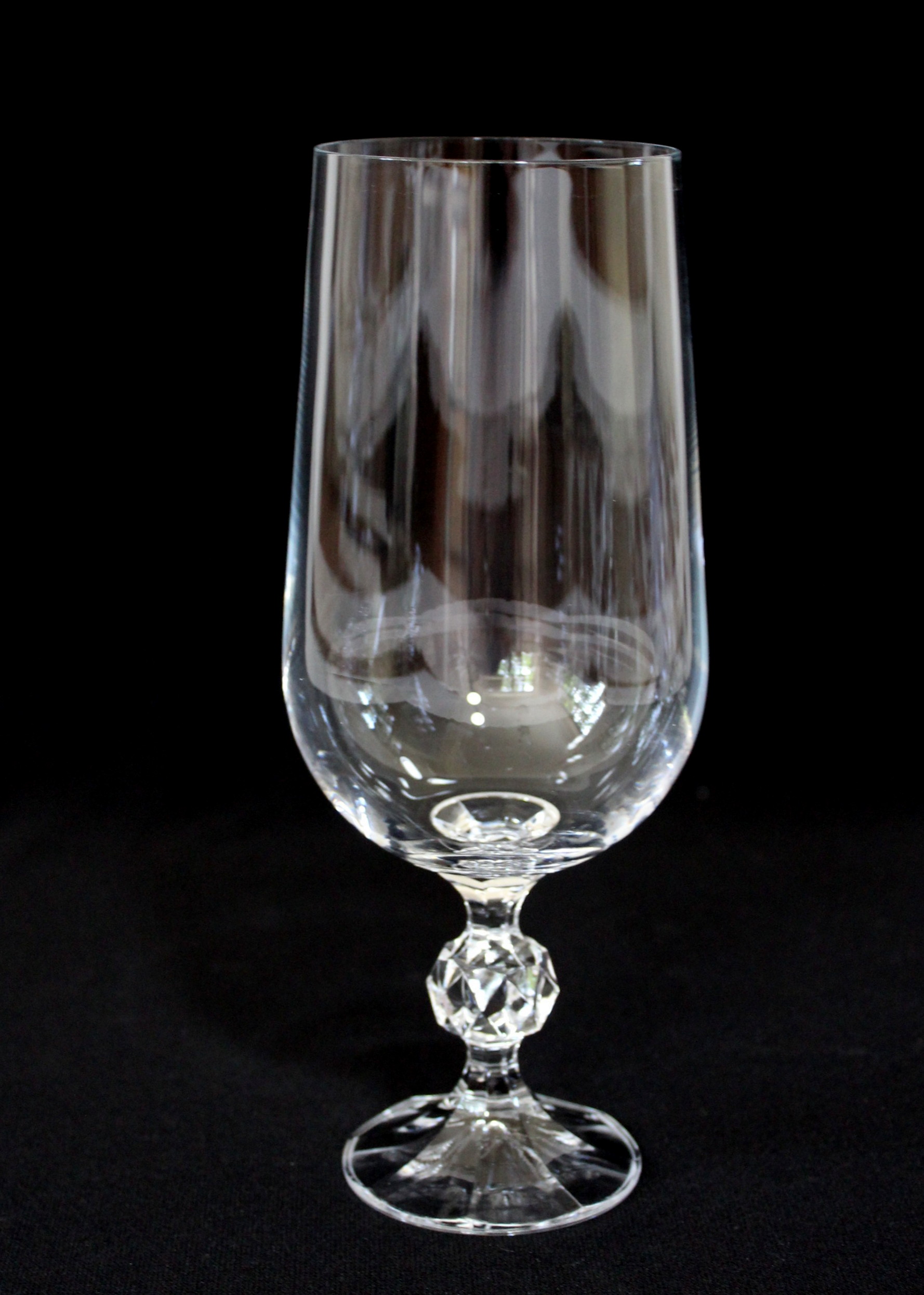 Crystal Water Goblets and Wine Glasses