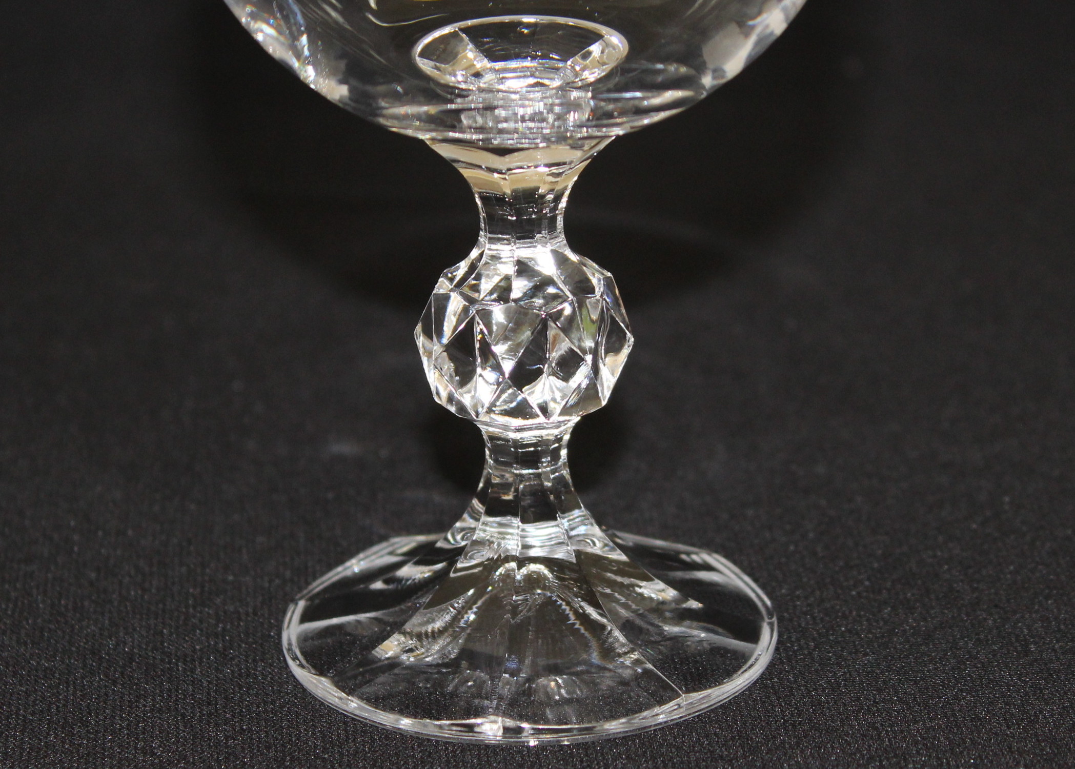 Crystal Water Goblets and Wine Glasses