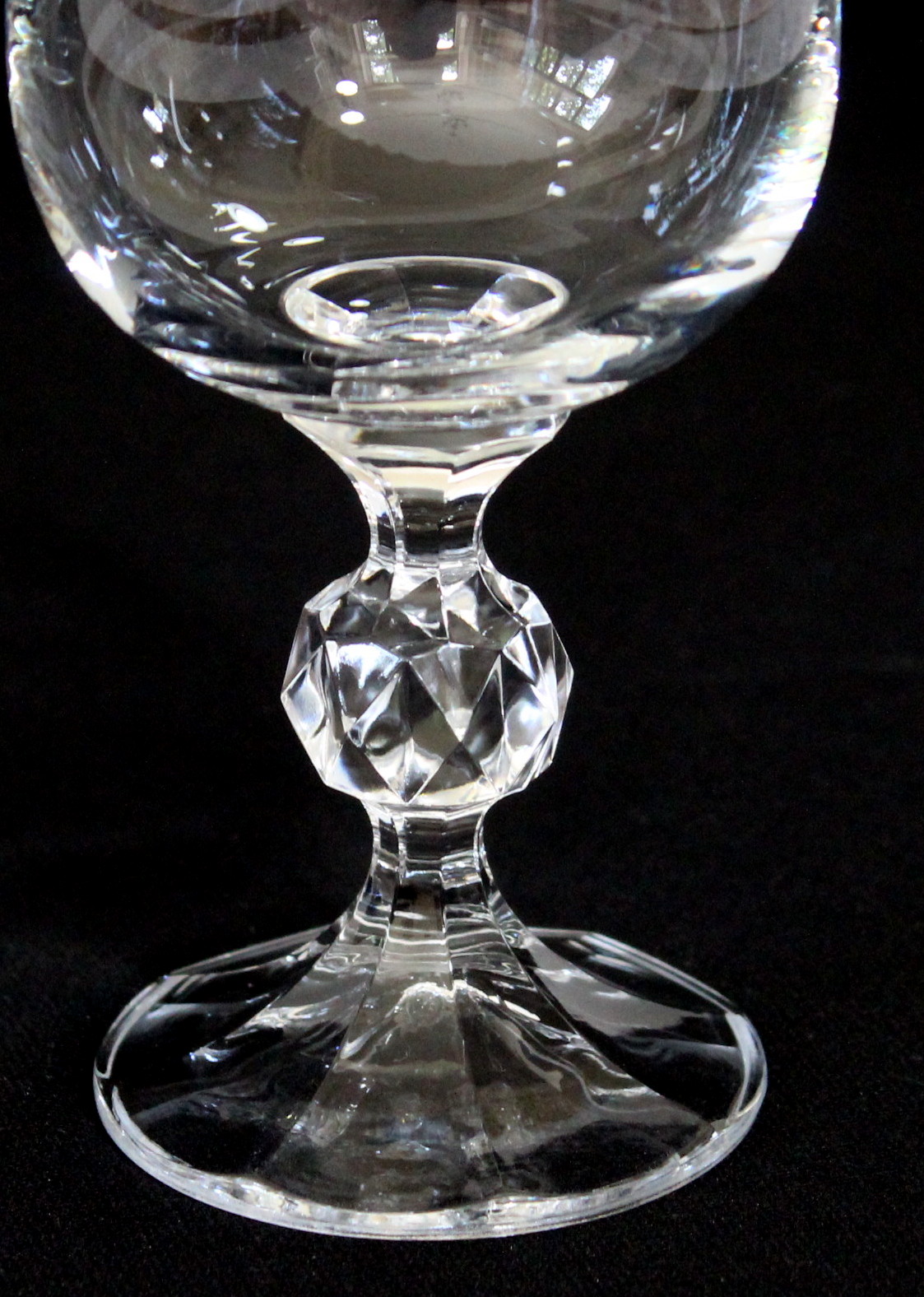 Crystal Water Goblets and Wine Glasses