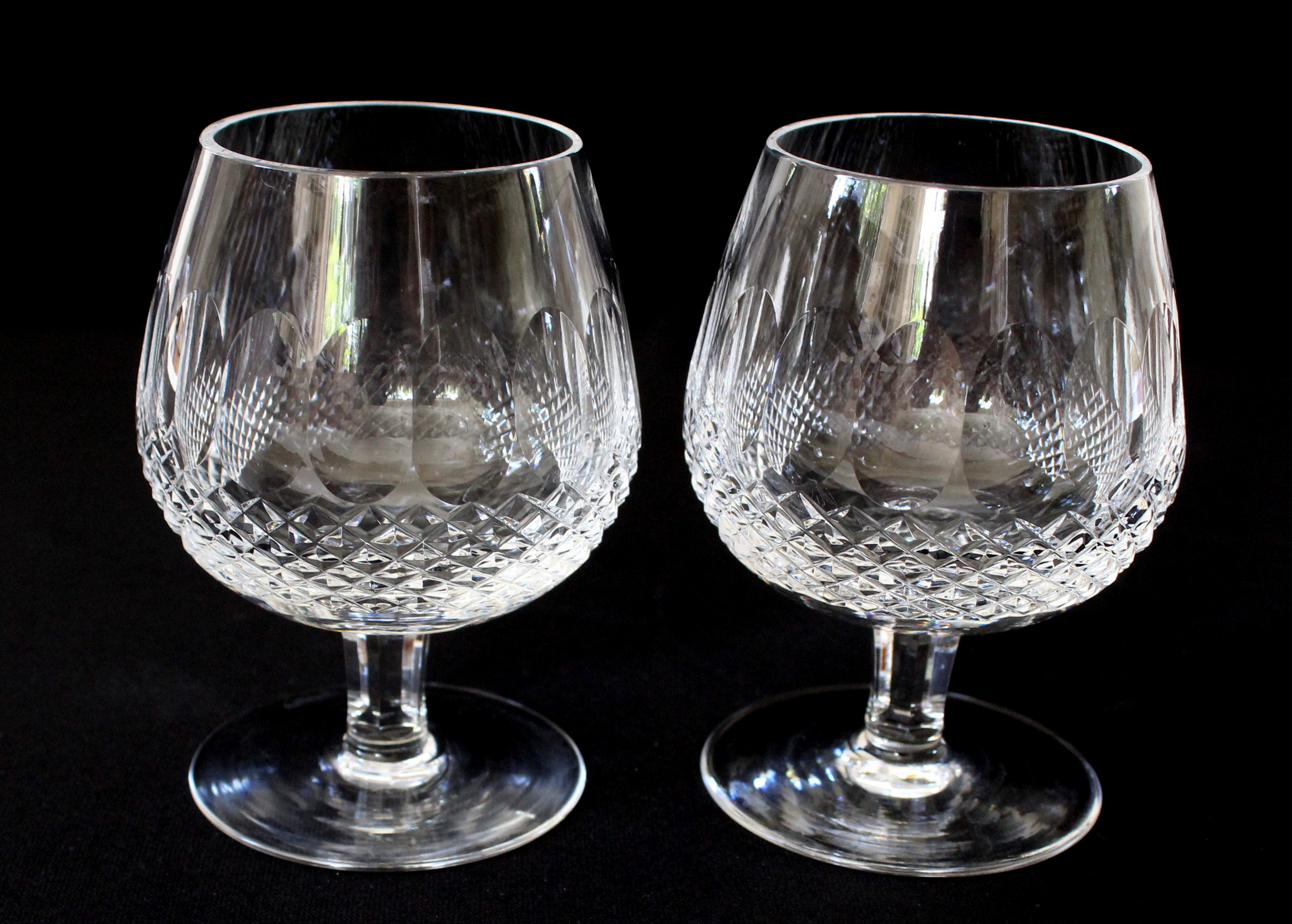 Crystal Brandy Snifters and Compote