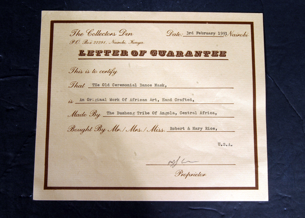 Kuba "Ngaady a Mwaash" African Cowrie Shell Ceremonial Full Head Mask