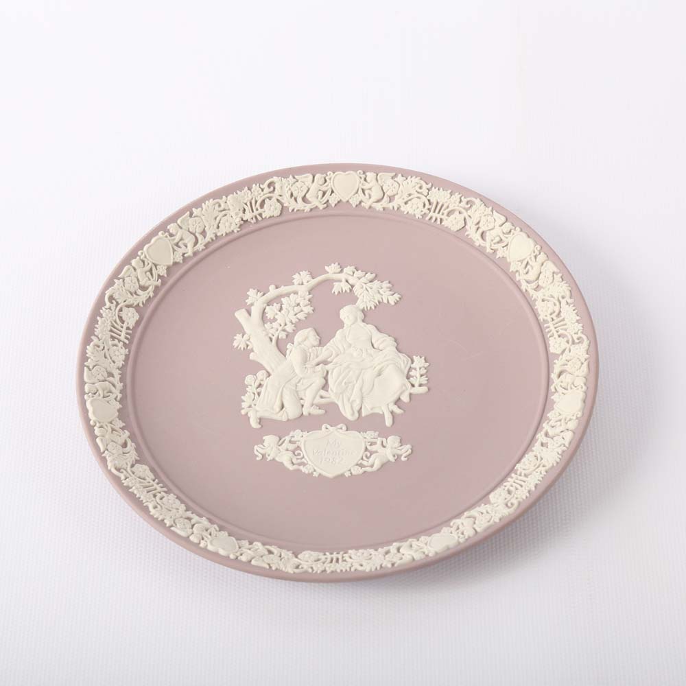 Limited Edition Wedgwood Jasperware Valentine's Plate