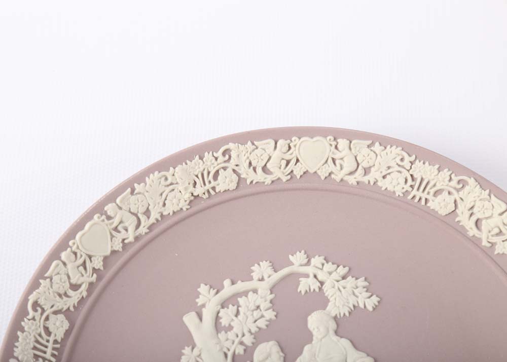 Limited Edition Wedgwood Jasperware Valentine's Plate