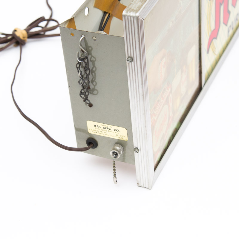 Vintage Light Up Hudepohl Beer Sign