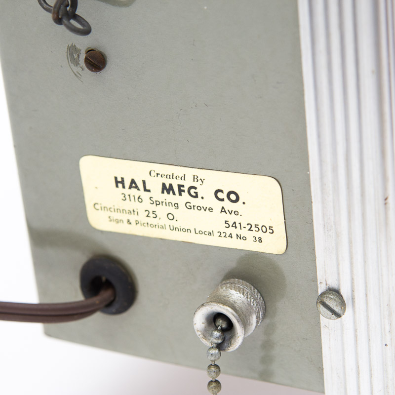 Vintage Light Up Hudepohl Beer Sign