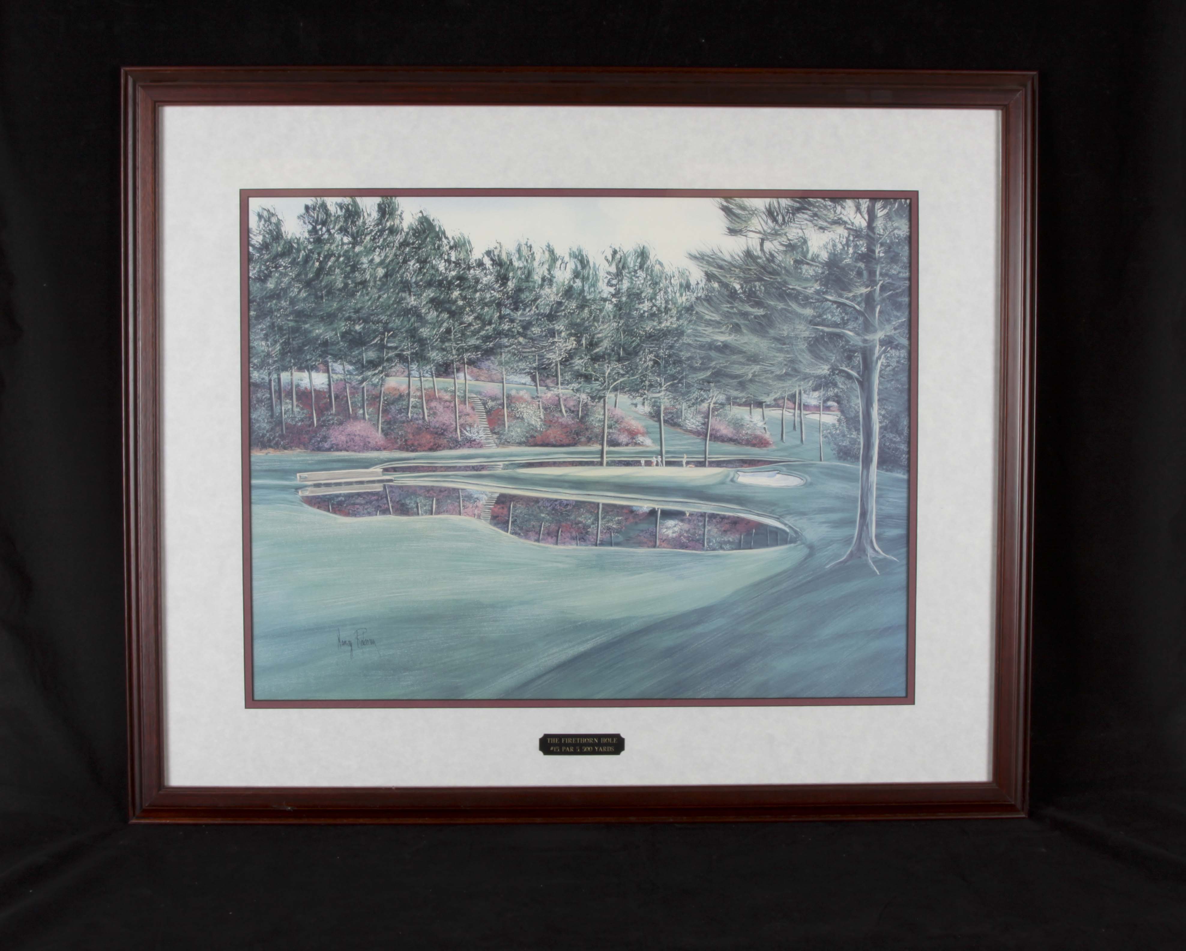 Two Golf Course Prints by Nancy Raborn