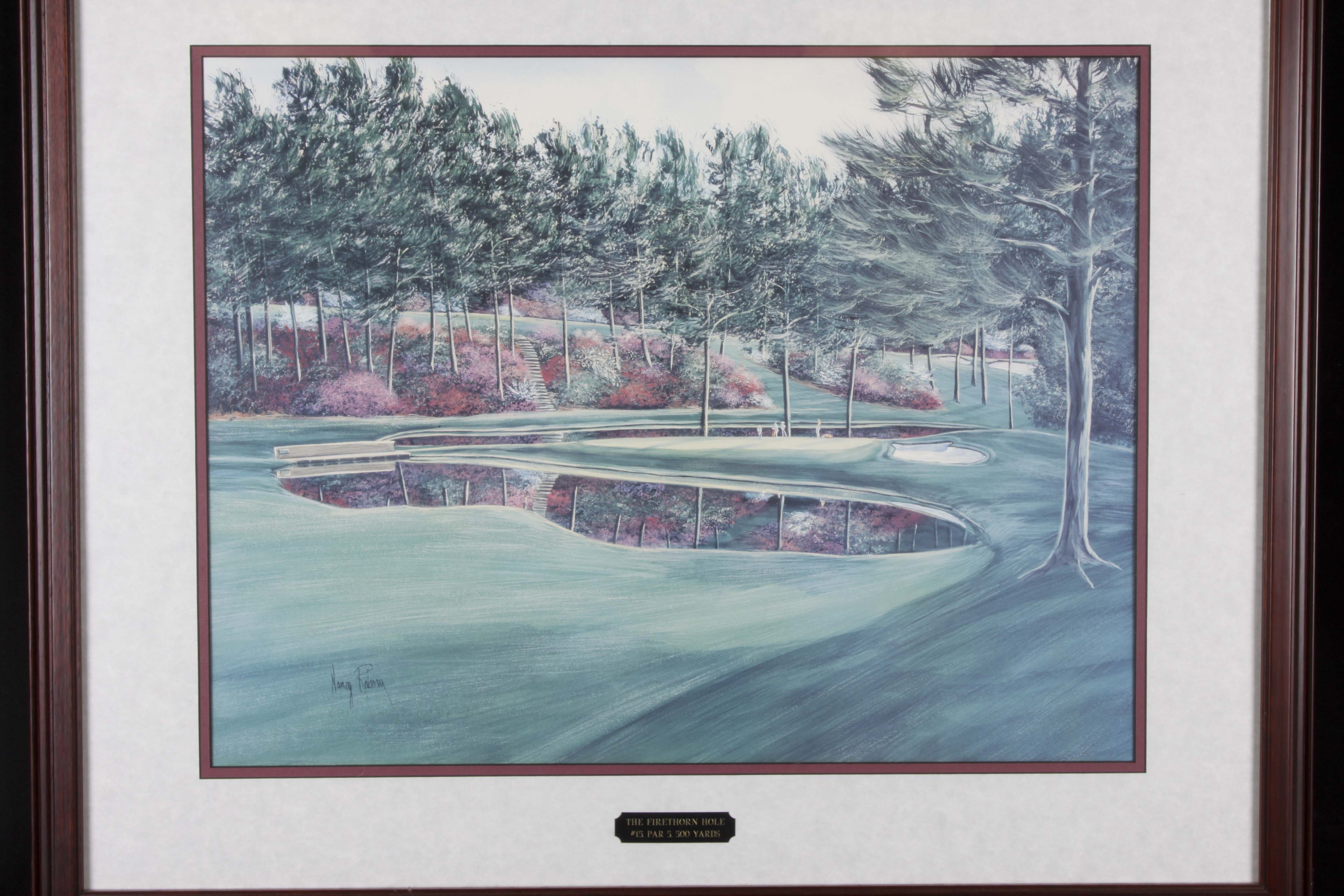 Two Golf Course Prints by Nancy Raborn