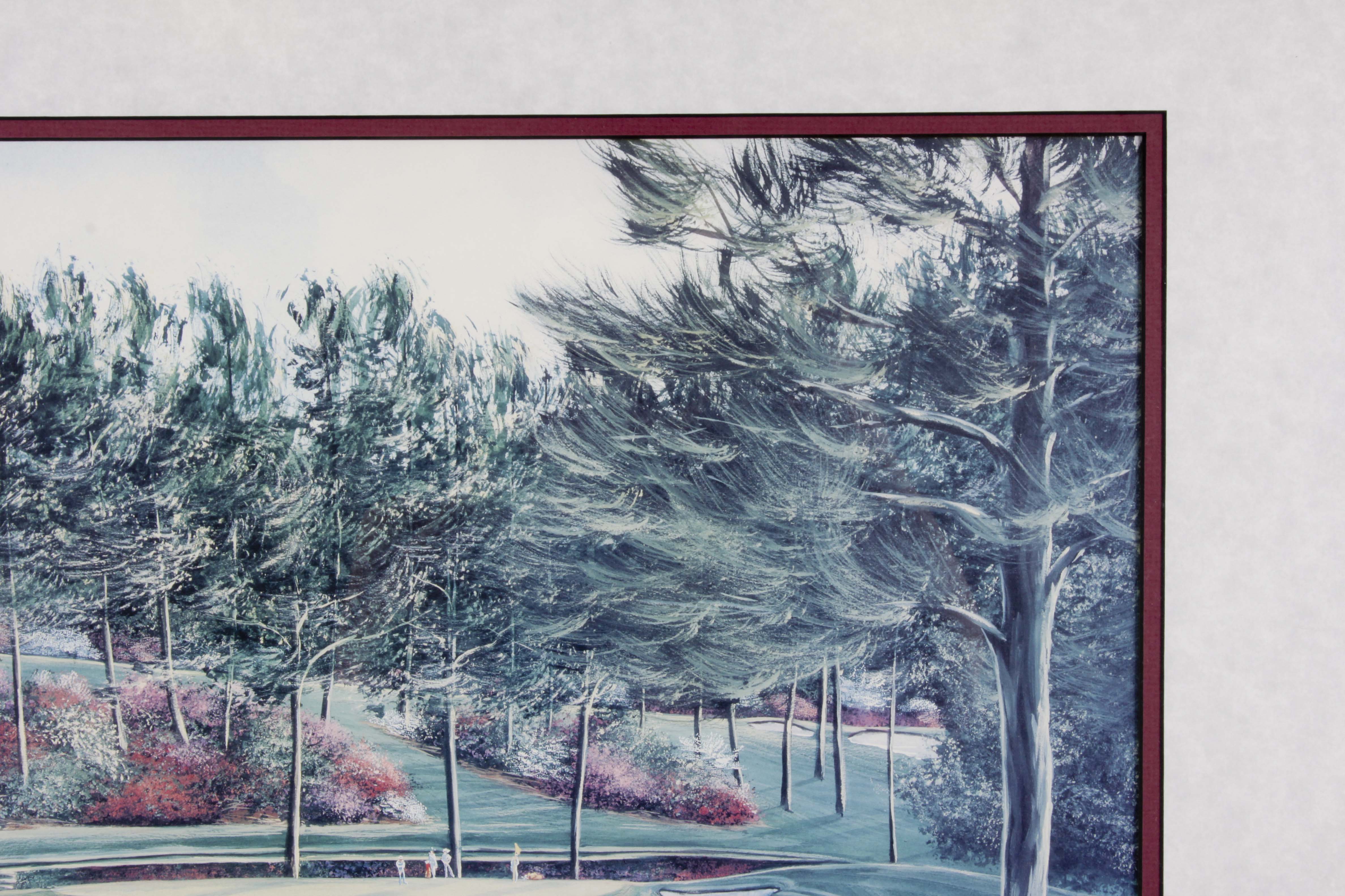 Two Golf Course Prints by Nancy Raborn