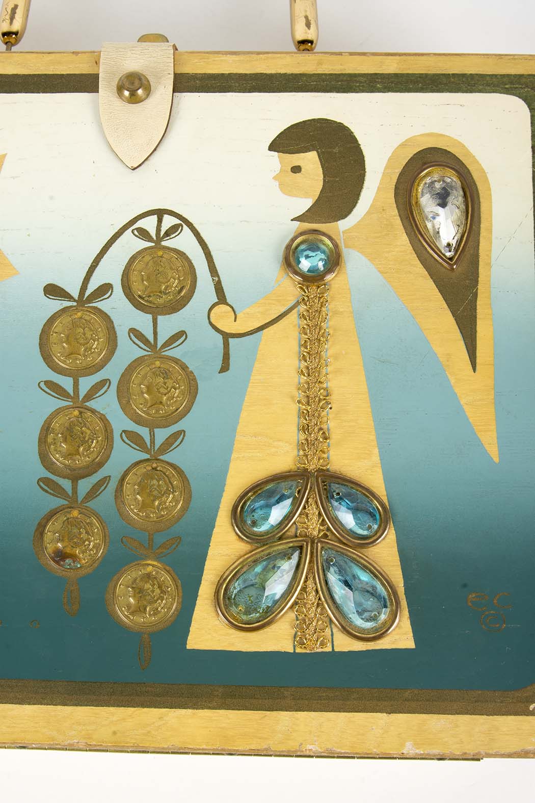 Vintage Enid Collins "Angel Chile" Box Bag