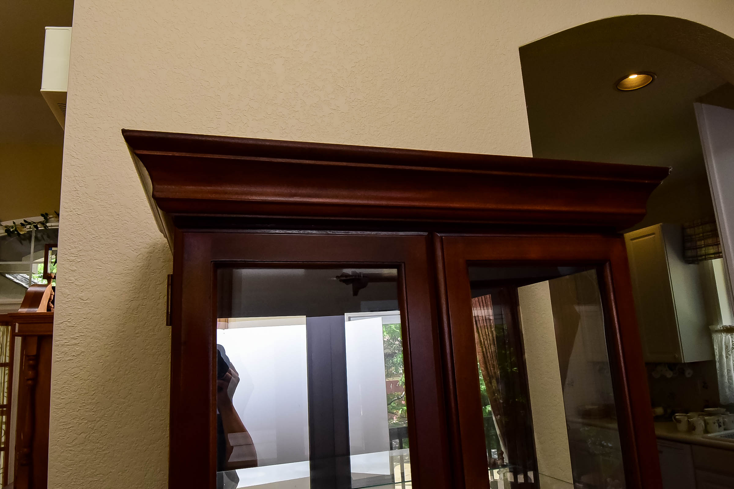 Thin, Tall, and Lighted Curio Cabinet