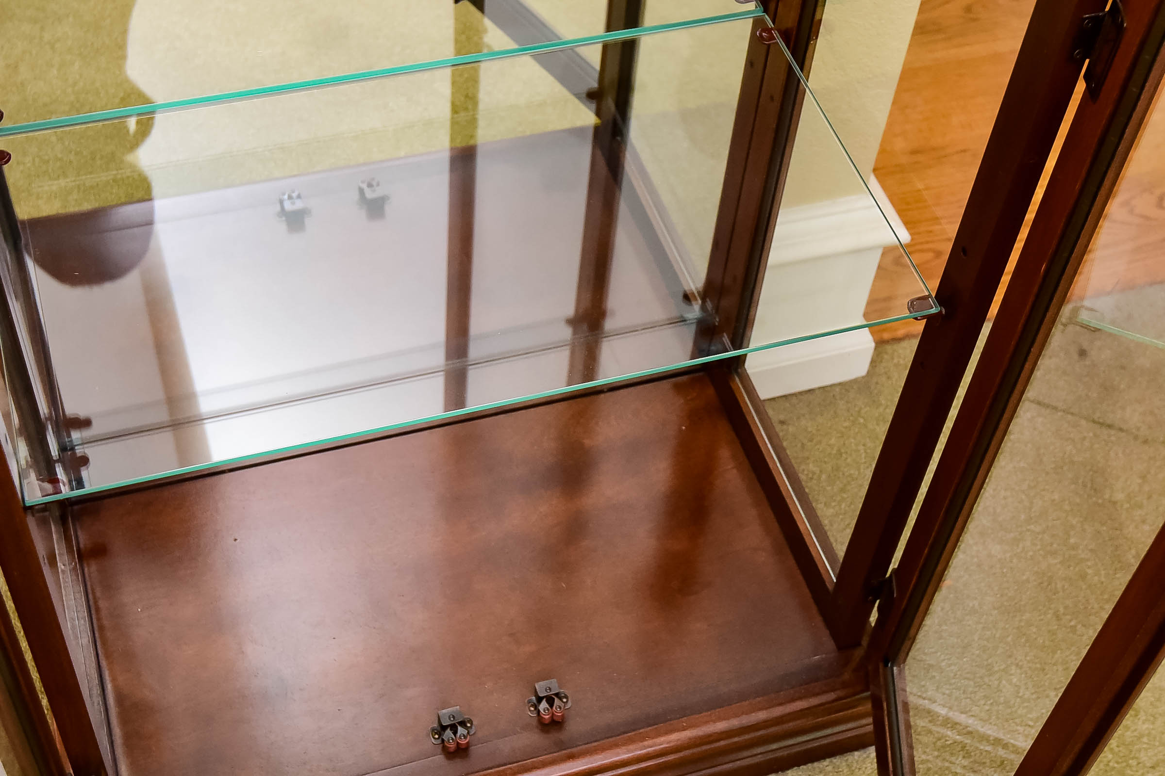 Thin, Tall, and Lighted Curio Cabinet