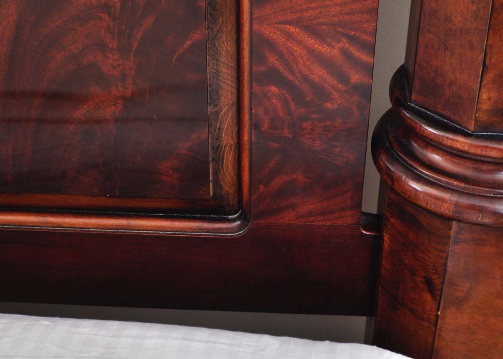 Henredon Mahogany California King Bed Frame and Canopy