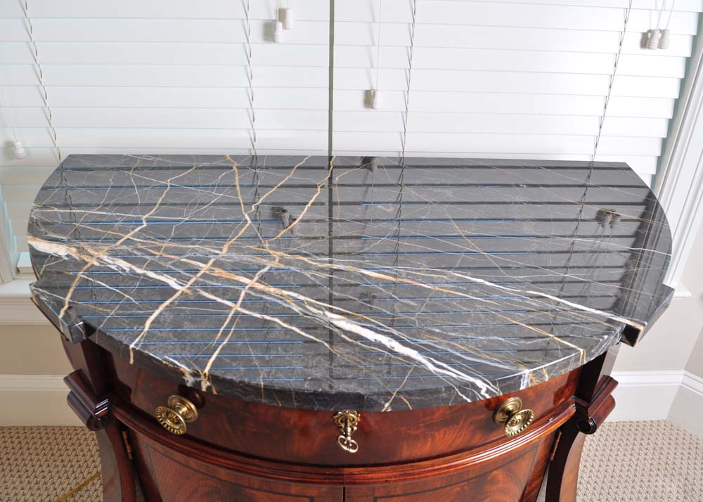 Henredon Natchez Demilune Side Table