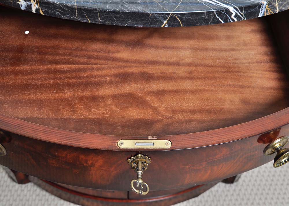 Henredon Natchez Demilune Side Table