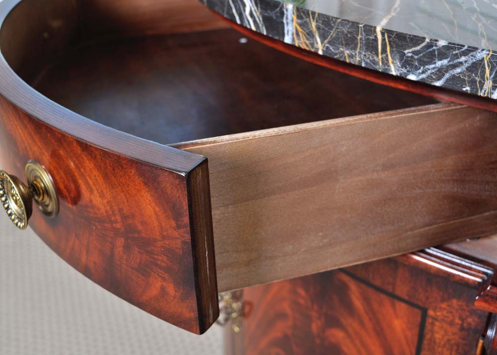 Henredon Natchez Demilune Side Table