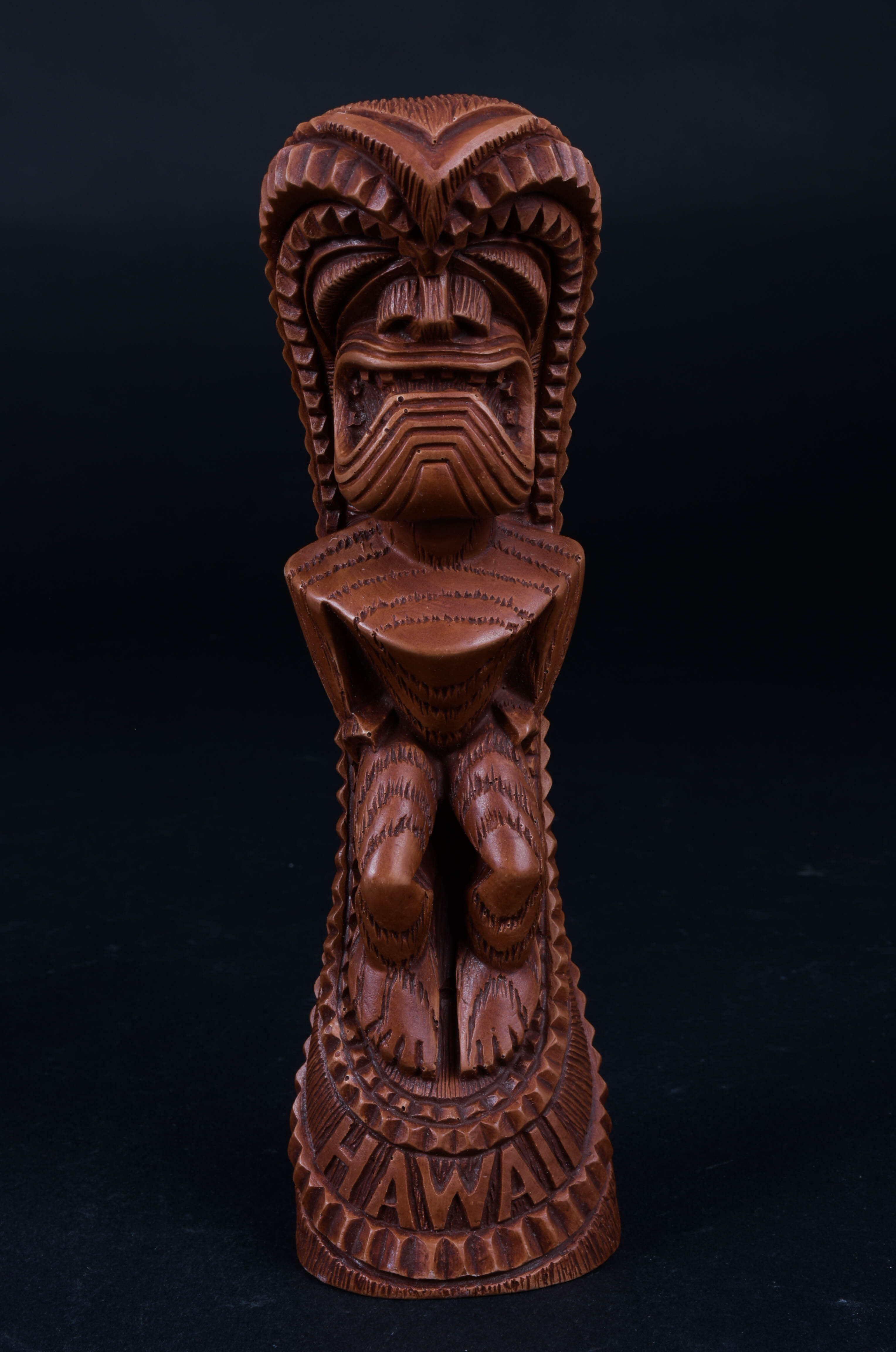 Hawaiian Carved Wood Tiki Figures