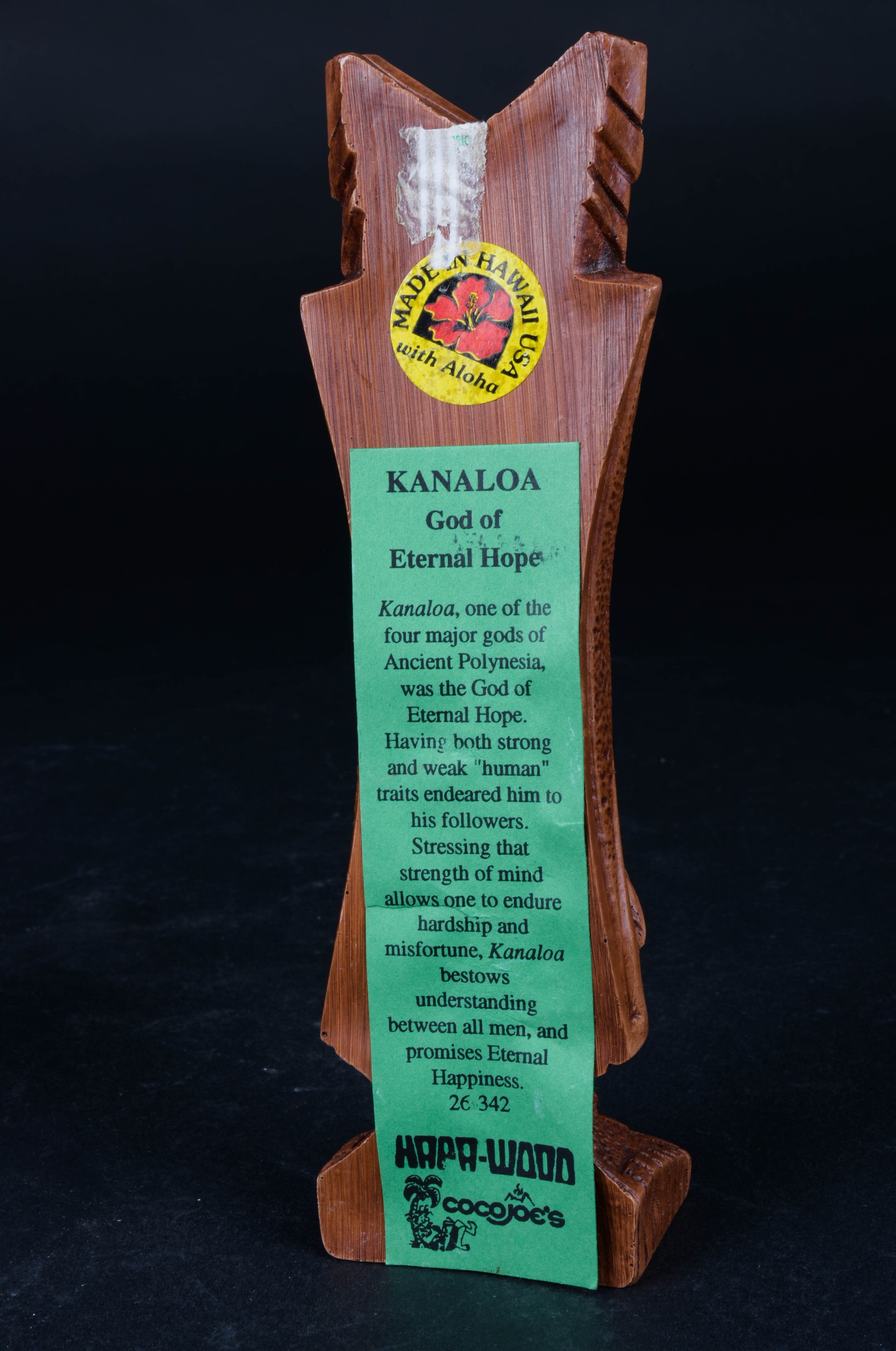 Hawaiian Carved Wood Tiki Figures