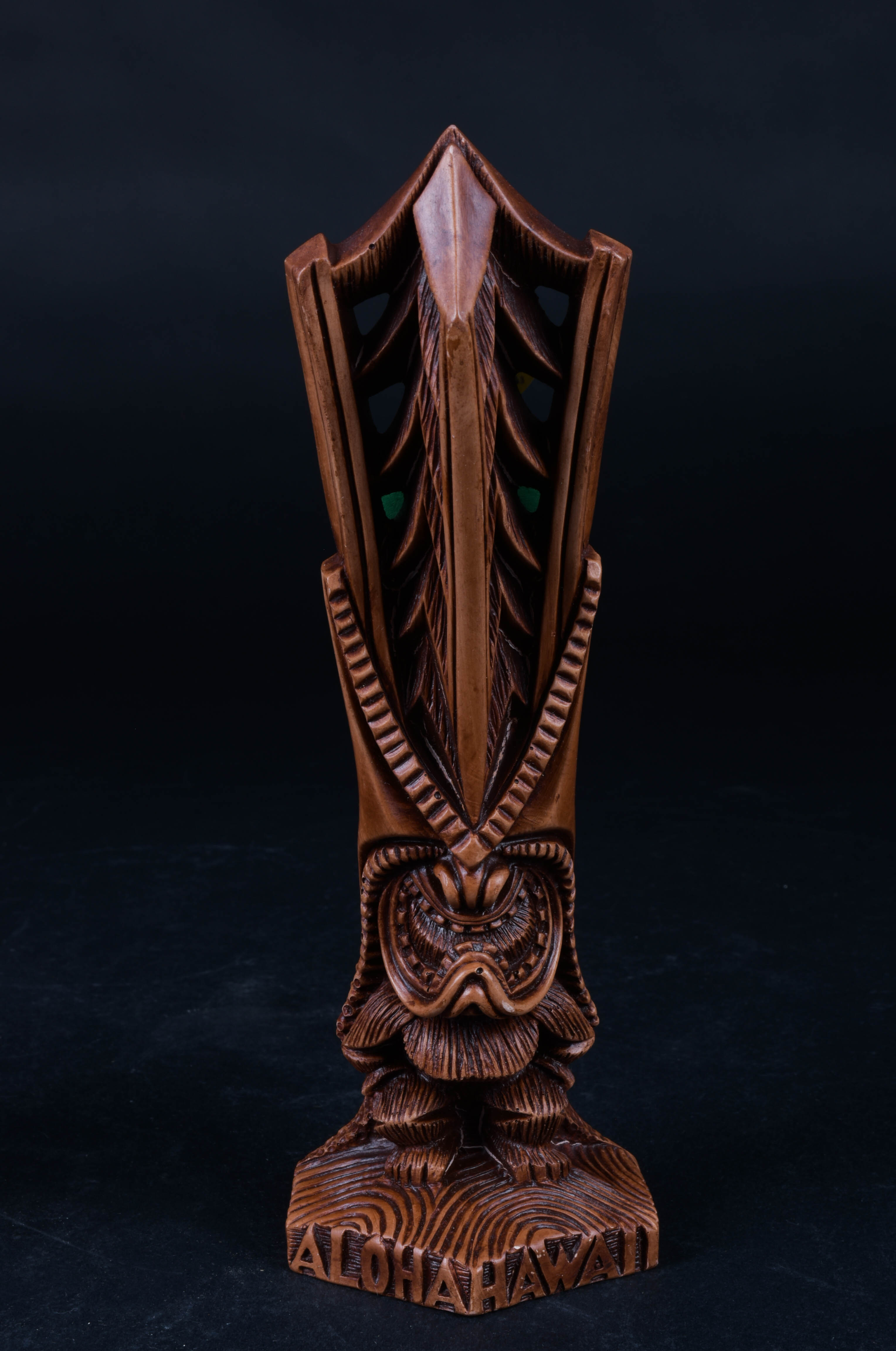 Hawaiian Carved Wood Tiki Figures