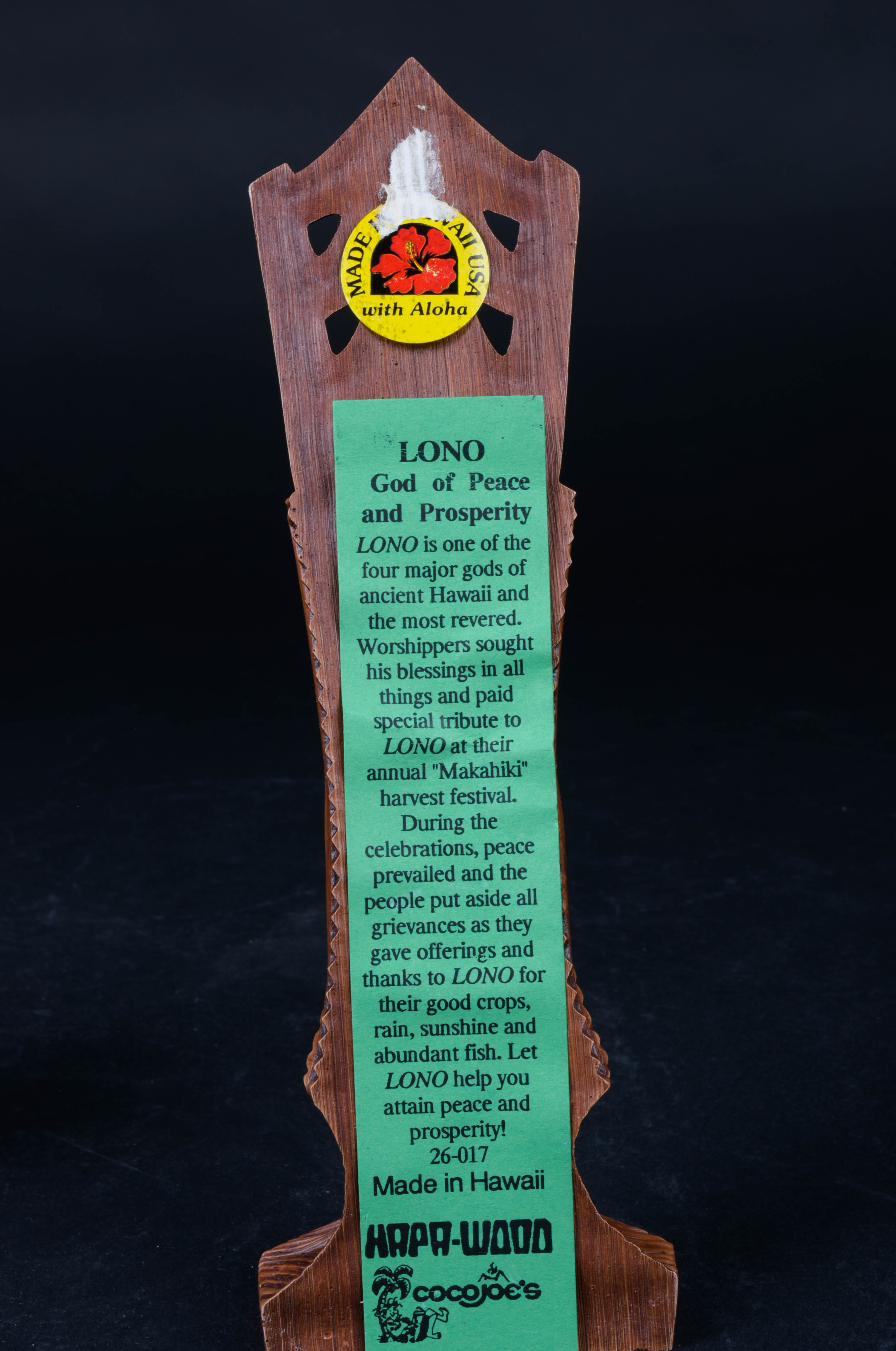 Hawaiian Carved Wood Tiki Figures