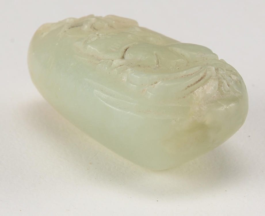 Chinese Carved Stone with Rabbit Design