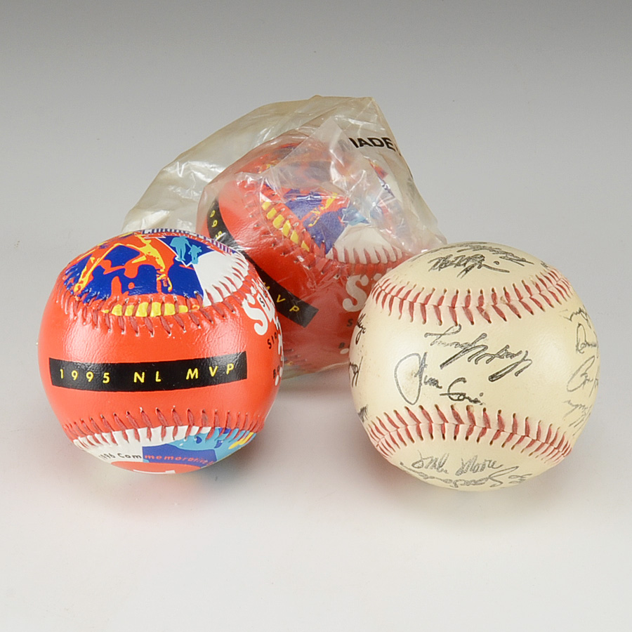 Assorted Commemorative Baseballs