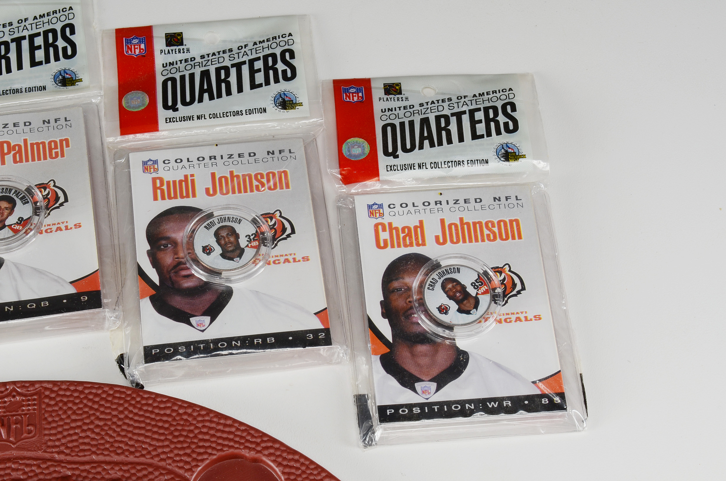 Cincinnati Bengals Colorized Statehood Quarters and Holder