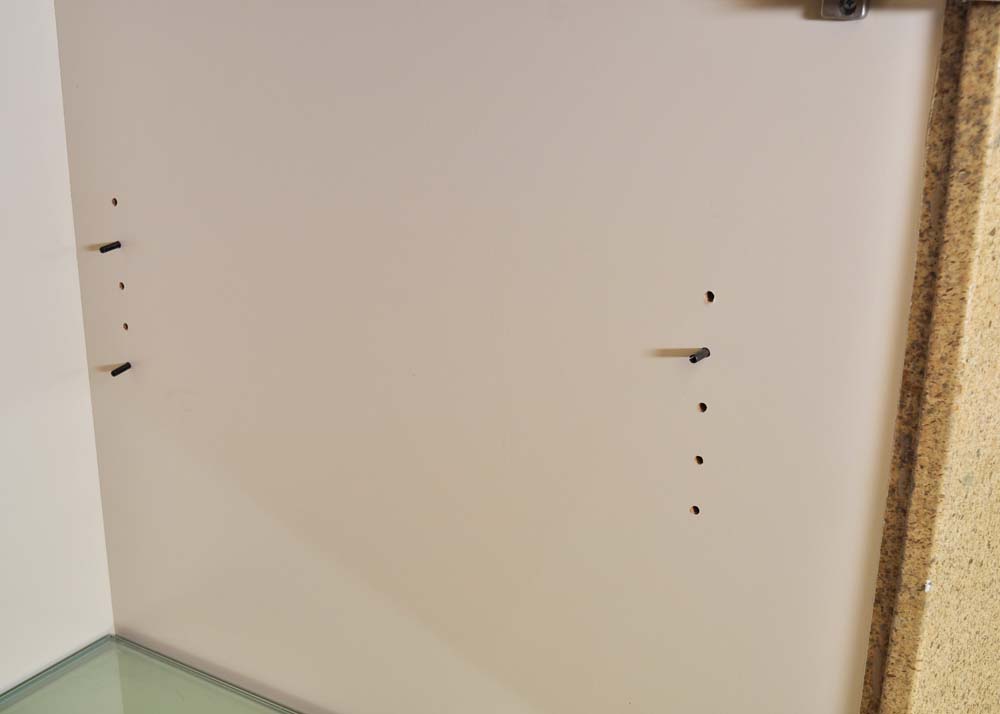 Two Piece Contemporary Bar Cabinet