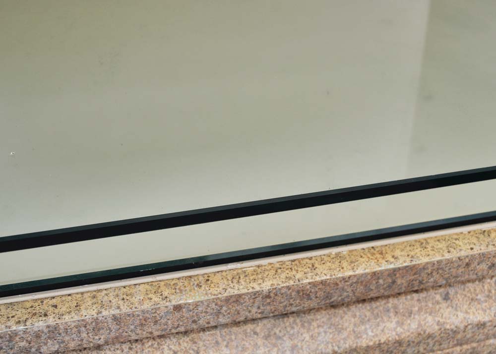 Two Piece Contemporary Bar Cabinet