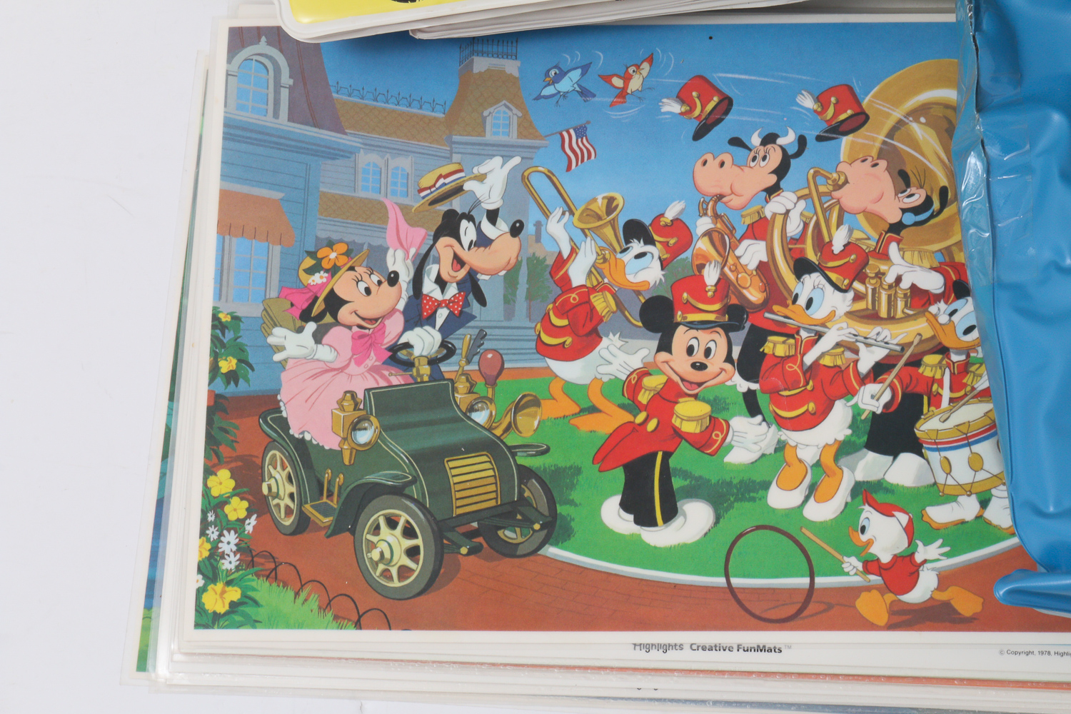 Vintage Children's Books and Place Mats