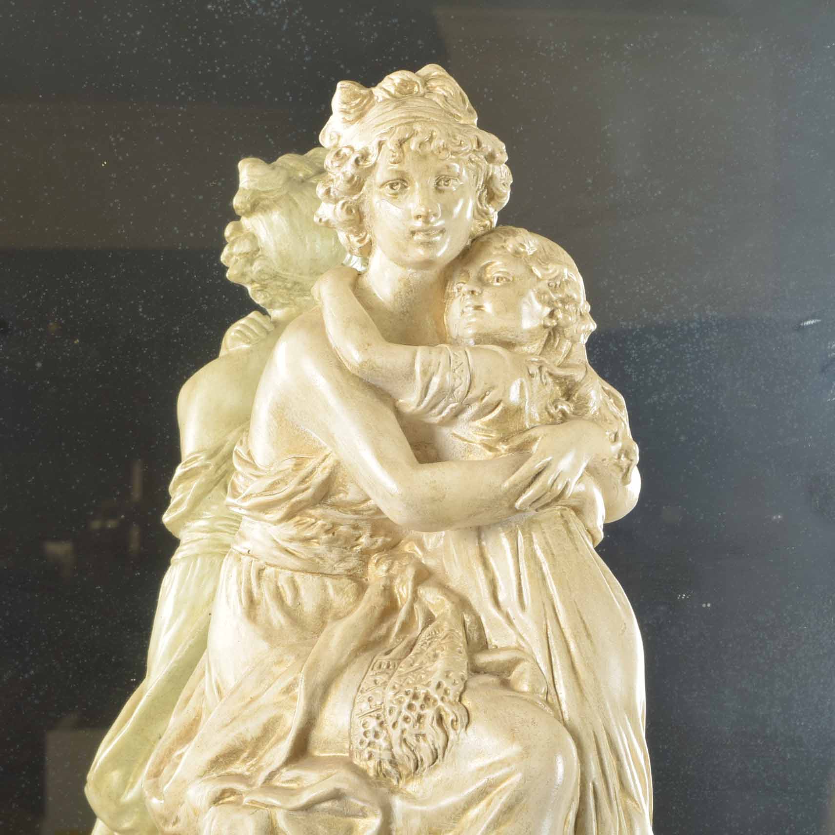 Plaster Statuette of M. Charny's "Vigee LeBrun's Mother and Child"